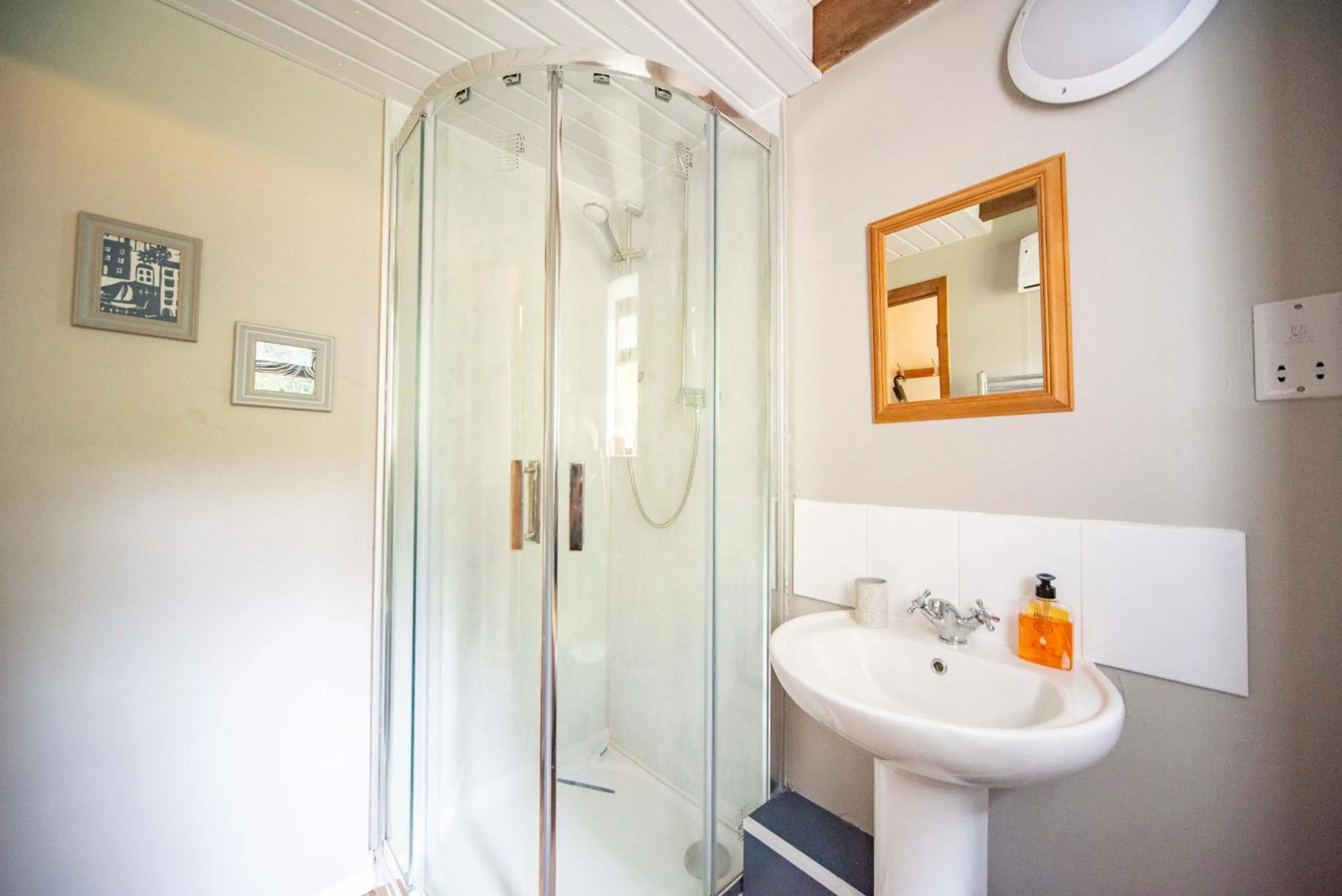 Shower in Lower House B&B and Cottages, Adforton