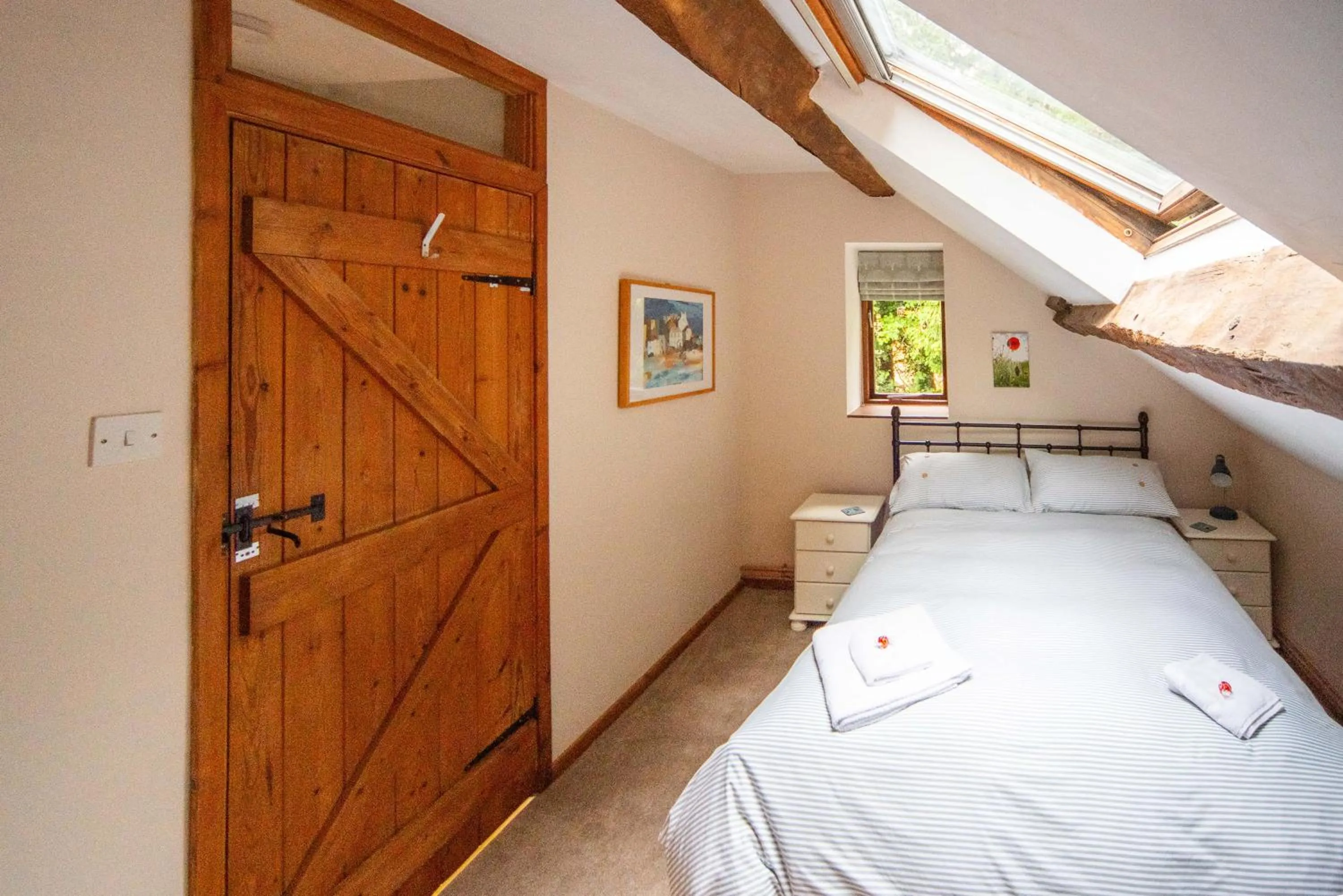 Bed in Lower House B&B and Cottages, Adforton