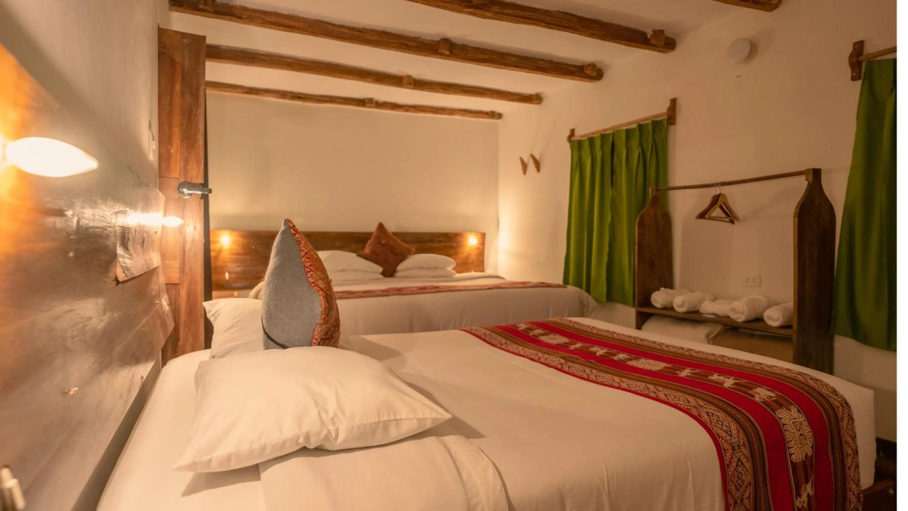 Bed in MAMA GREEN HOSTAL - Eco Andean Experience and Permaculture Farm - Vegetarian Breakfast