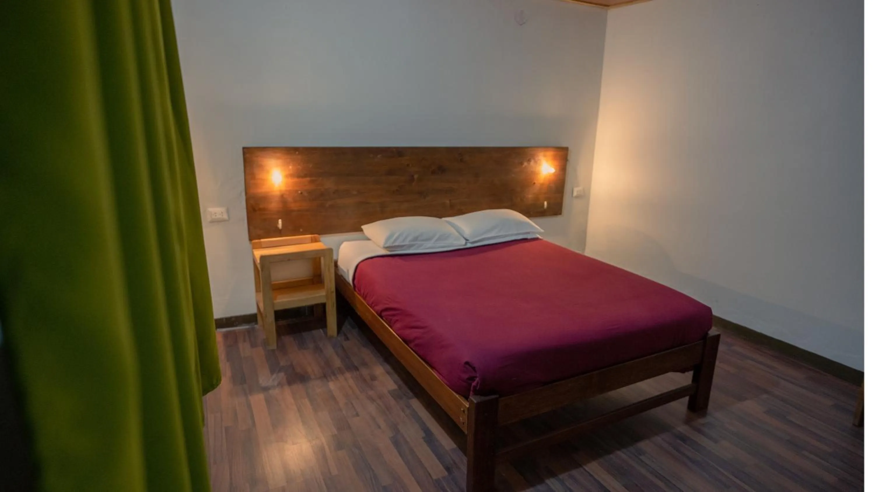 Bed in MAMA GREEN HOSTAL - Eco Andean Experience and Permaculture Farm - Vegetarian Breakfast