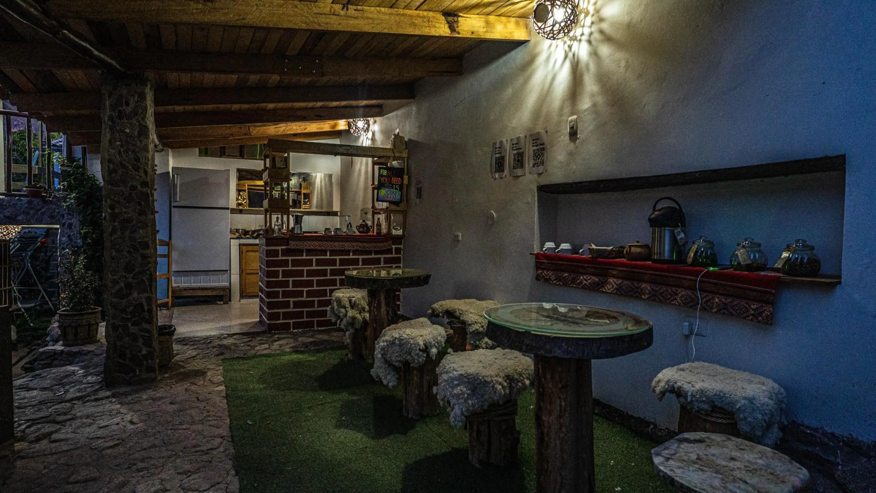 BBQ facilities in MAMA GREEN HOSTAL - Eco Andean Experience and Permaculture Farm - Vegetarian Breakfast