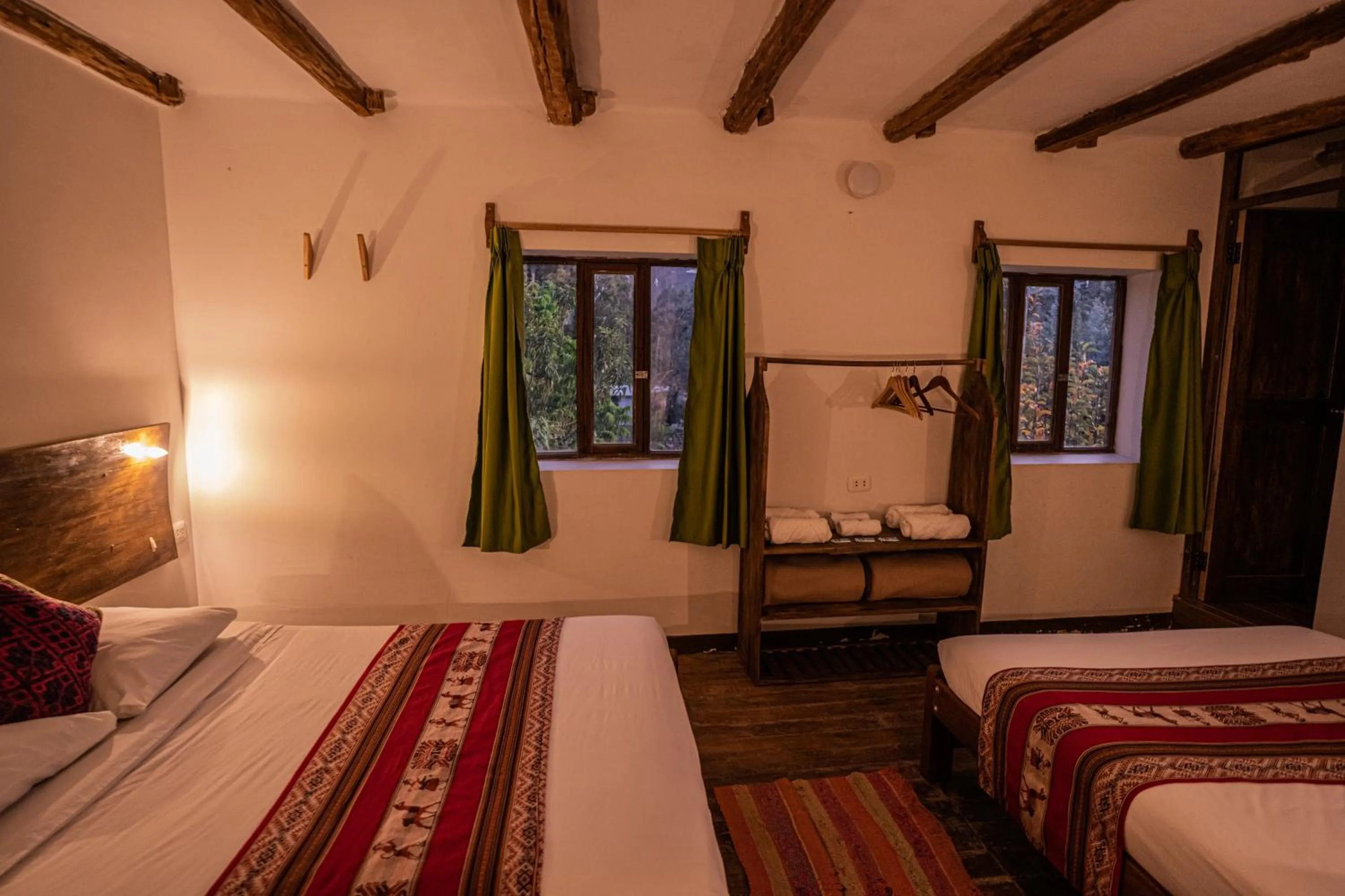 Bed in MAMA GREEN HOSTAL - Eco Andean Experience and Permaculture Farm - Vegetarian Breakfast