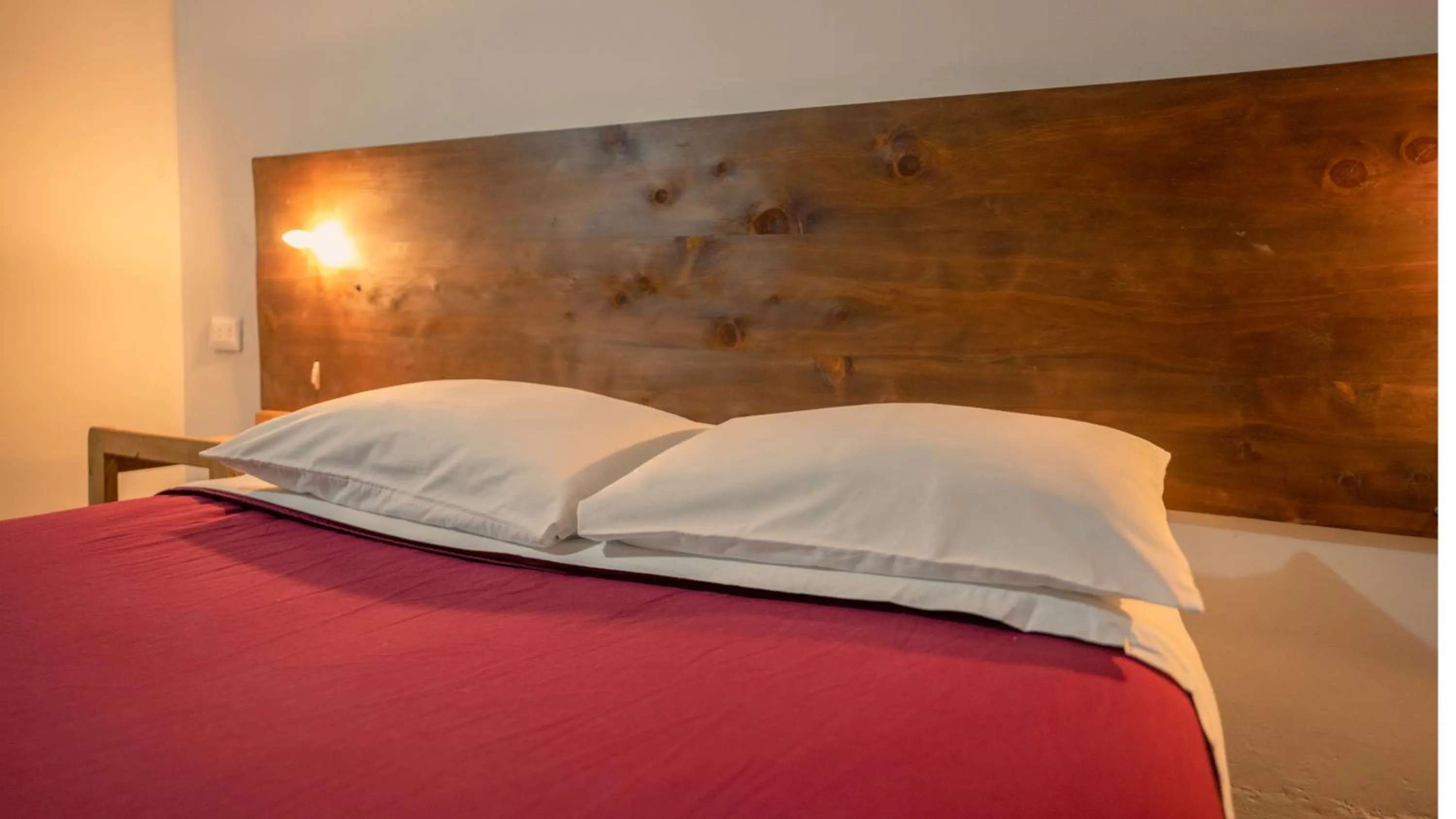 Bed in MAMA GREEN HOSTAL - Eco Andean Experience and Permaculture Farm - Vegetarian Breakfast