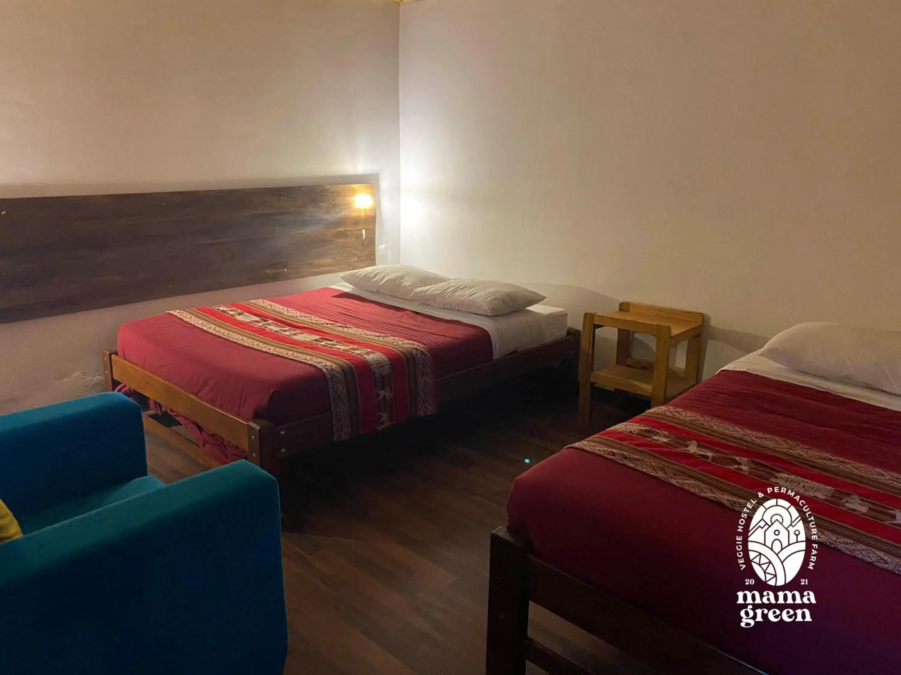 Twin Room with Shared Bathroom - single occupancy in MAMA GREEN HOSTAL - Eco Andean Experience and Permaculture Farm - Vegetarian Breakfast Twin Room with Shared Bathroom - single occupancy in MAMA GREEN HOSTAL - Eco Andean Experience and Permaculture Farm - Vegetarian Breakfast