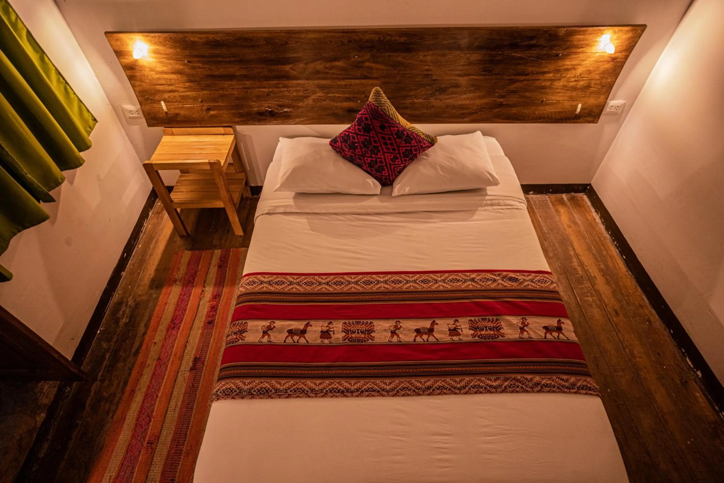 Bed in MAMA GREEN HOSTAL - Eco Andean Experience and Permaculture Farm - Vegetarian Breakfast