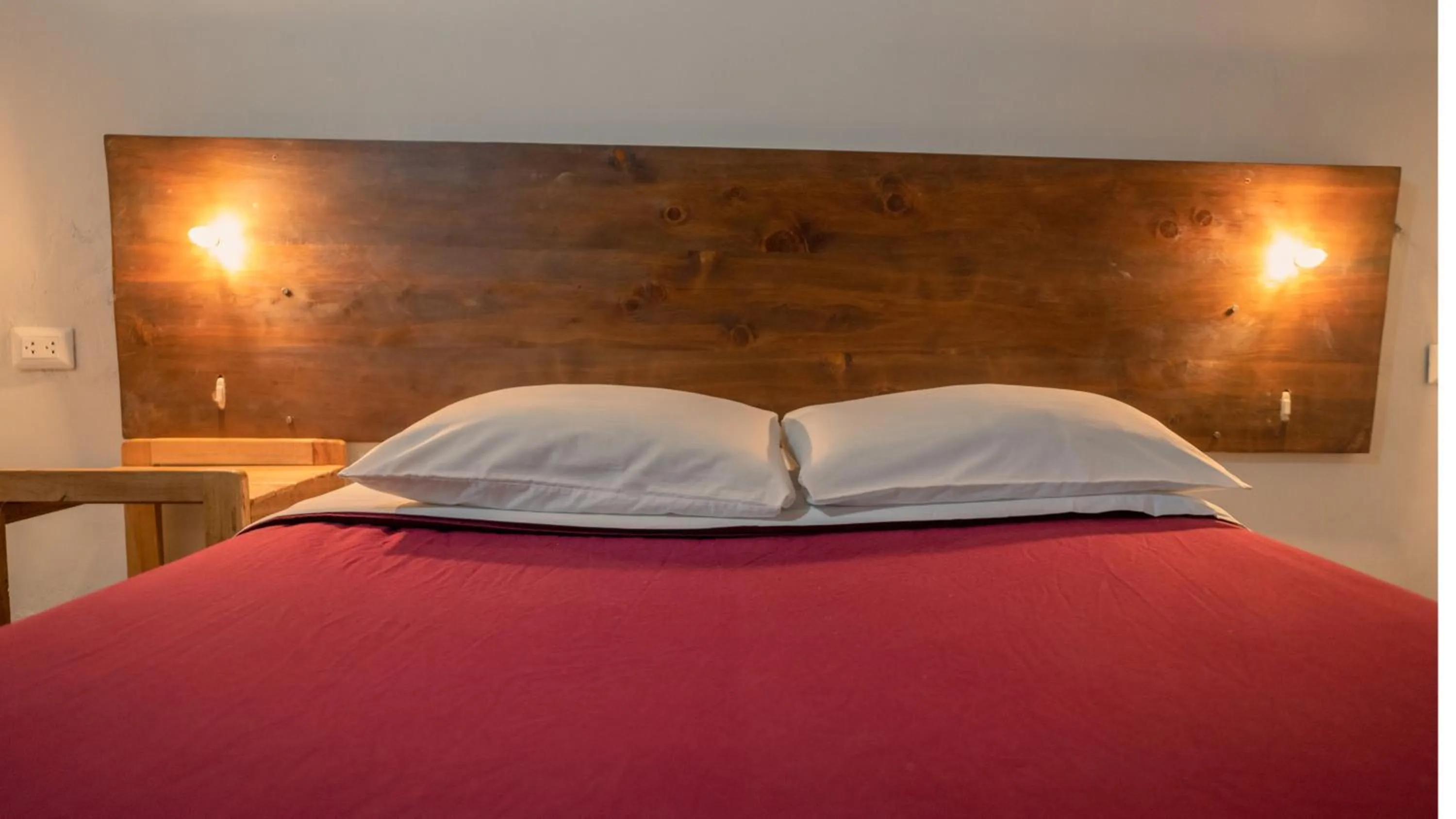 Bed in MAMA GREEN HOSTAL - Eco Andean Experience and Permaculture Farm - Vegetarian Breakfast