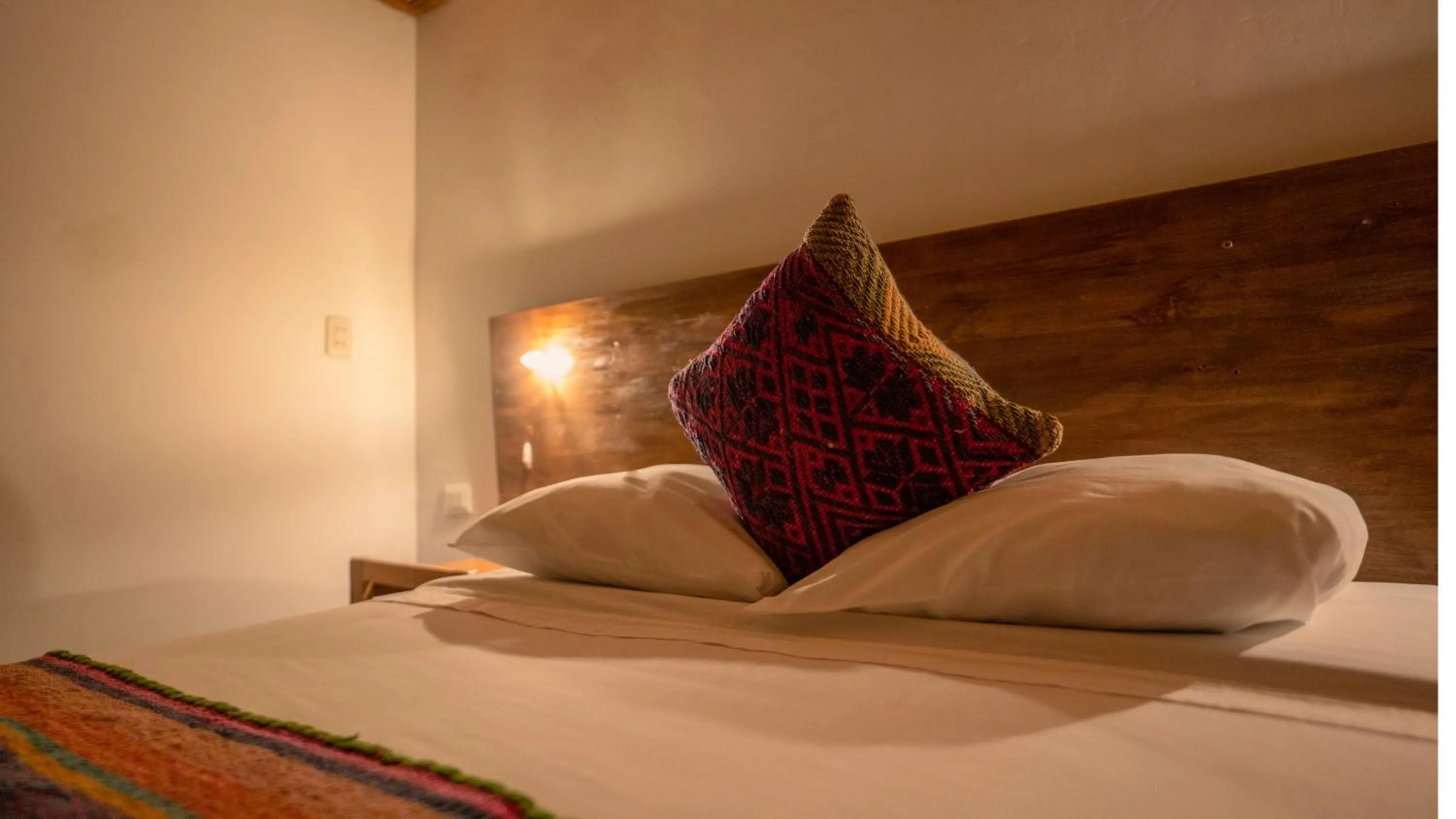 Bed in MAMA GREEN HOSTAL - Eco Andean Experience and Permaculture Farm - Vegetarian Breakfast