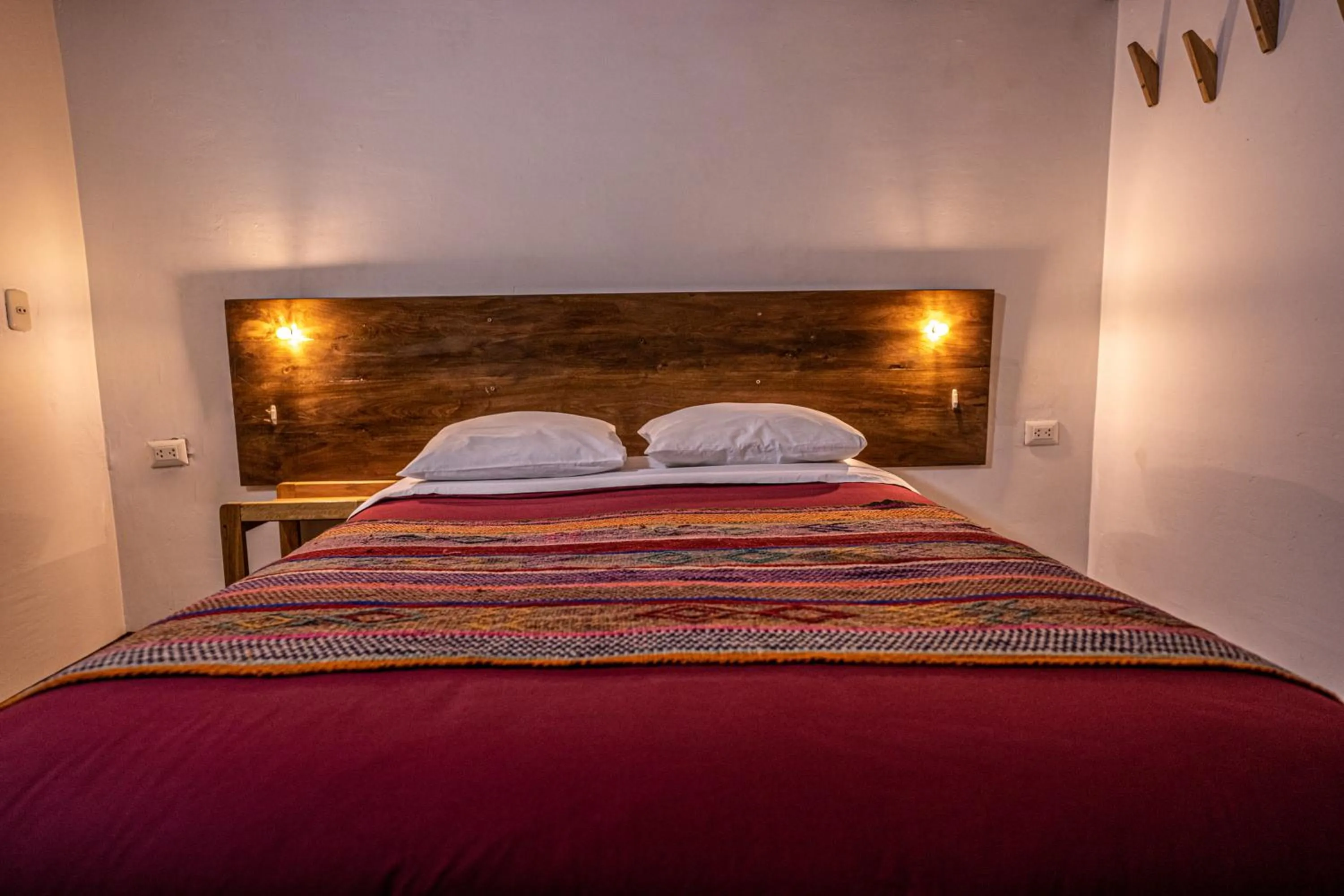 Bed in MAMA GREEN HOSTAL - Eco Andean Experience and Permaculture Farm - Vegetarian Breakfast