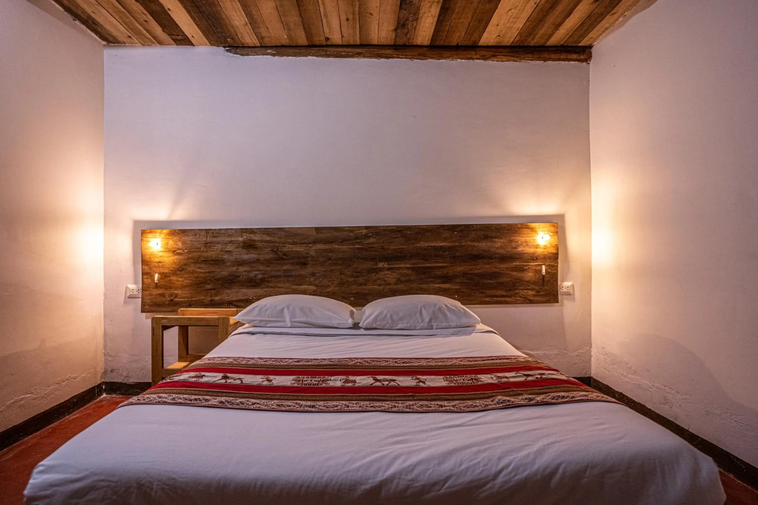 Bed in MAMA GREEN HOSTAL - Eco Andean Experience and Permaculture Farm - Vegetarian Breakfast