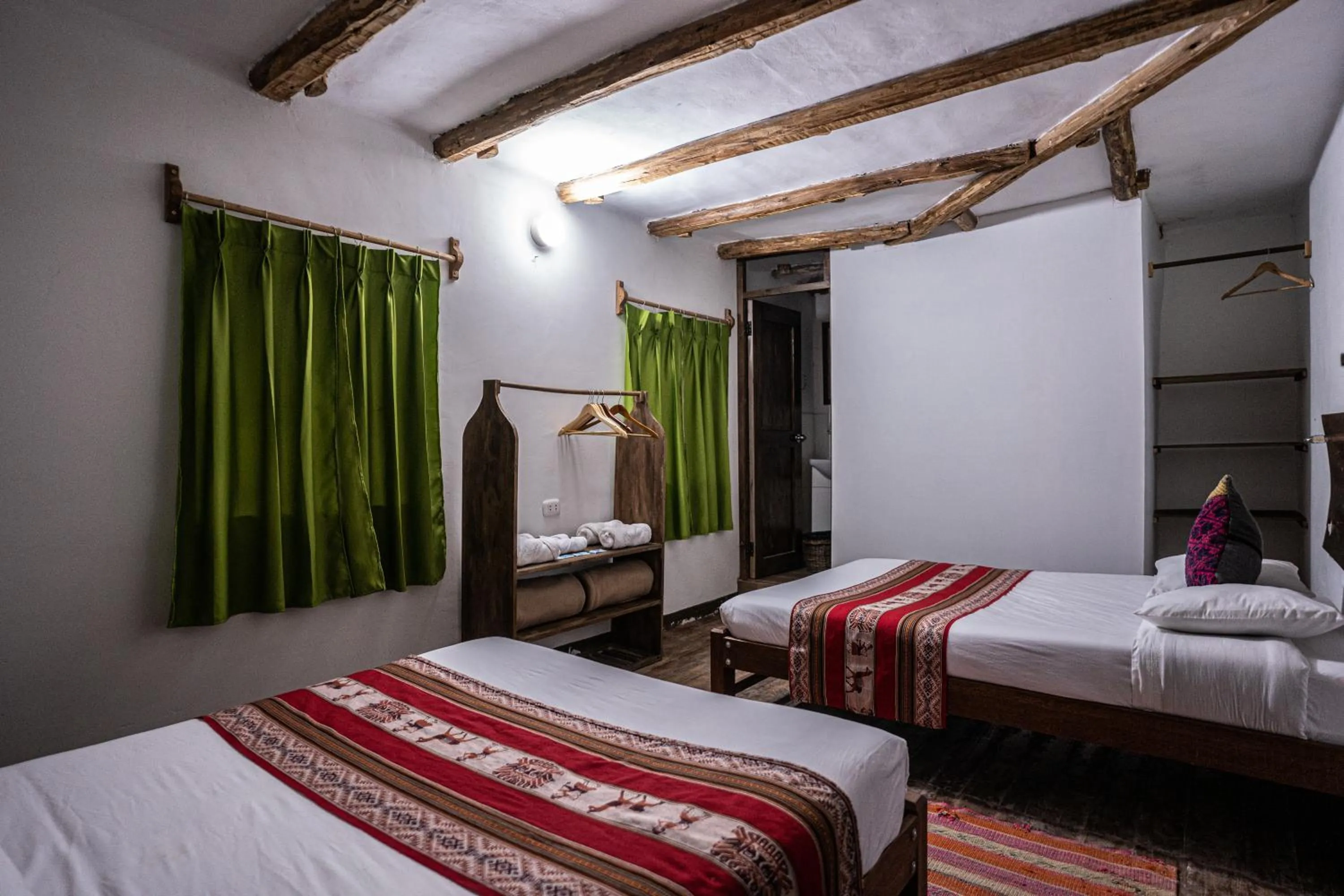 Bed in MAMA GREEN HOSTAL - Eco Andean Experience and Permaculture Farm - Vegetarian Breakfast