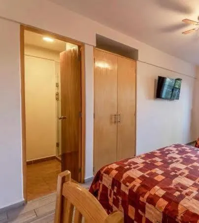 Bed in Hotel Meson de Sara