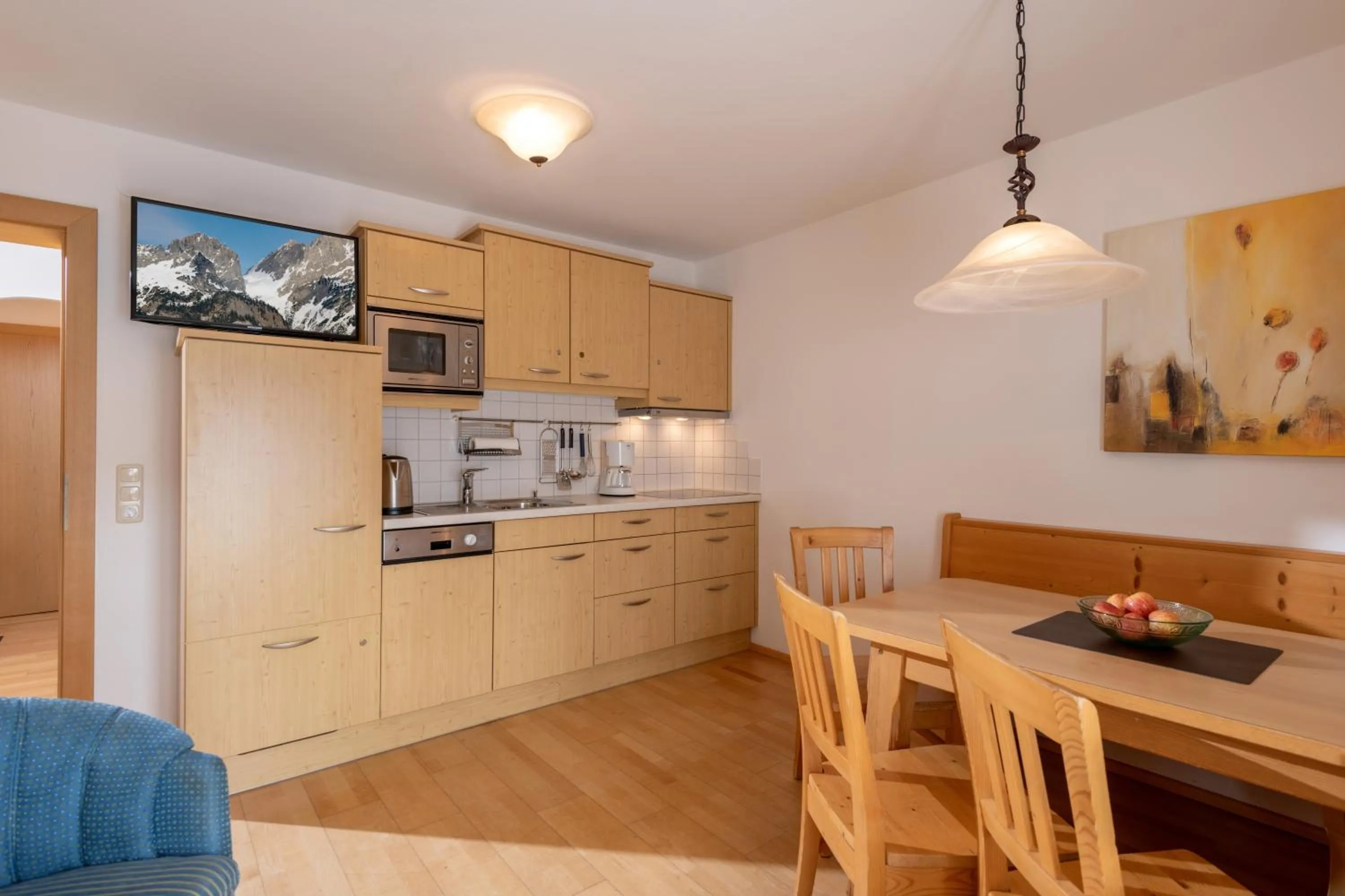 Kitchen or kitchenette in Landhaus Kaiserblick