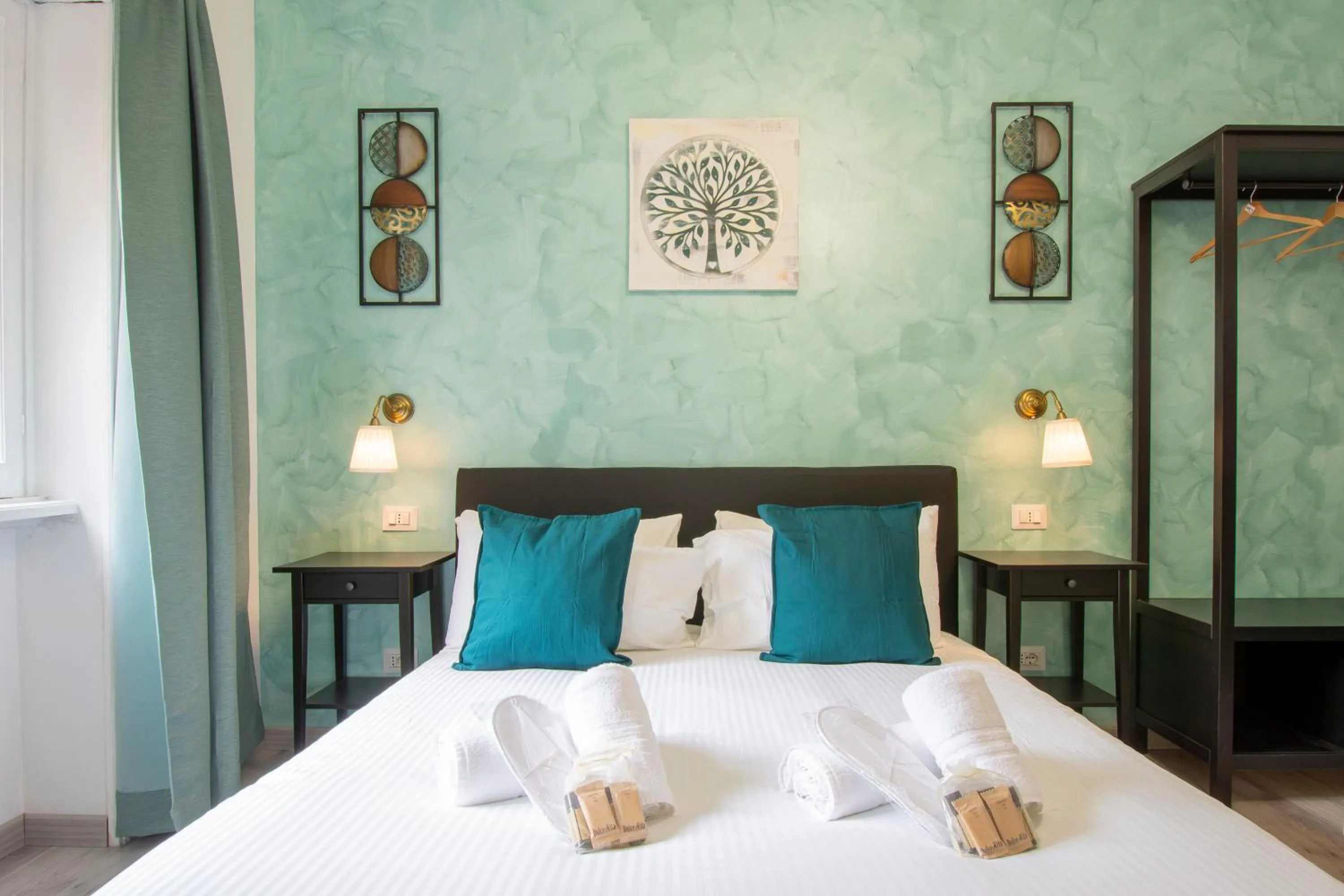 Bed in Luxury Boutique Hotel