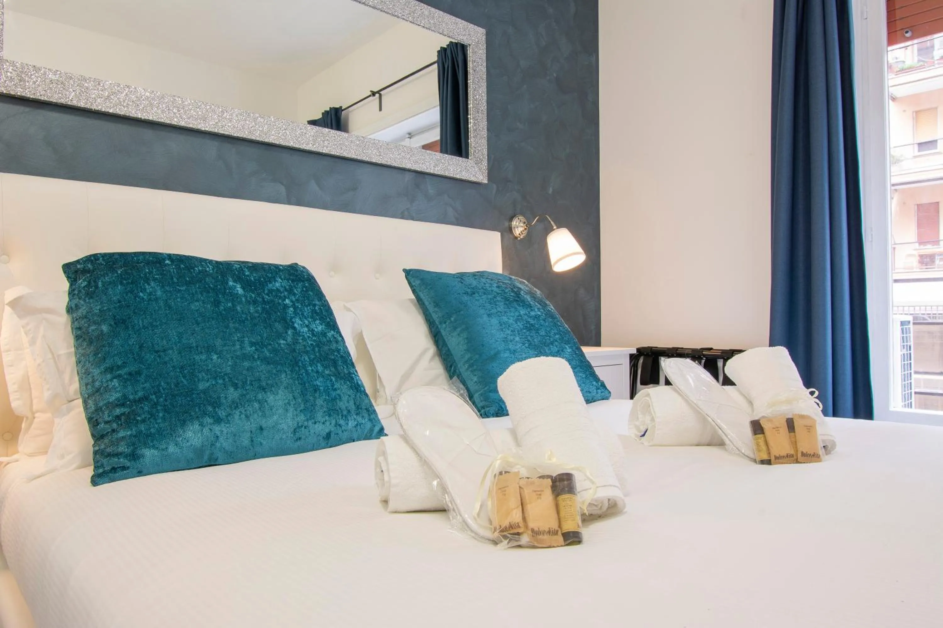 Bed in Luxury Boutique Hotel