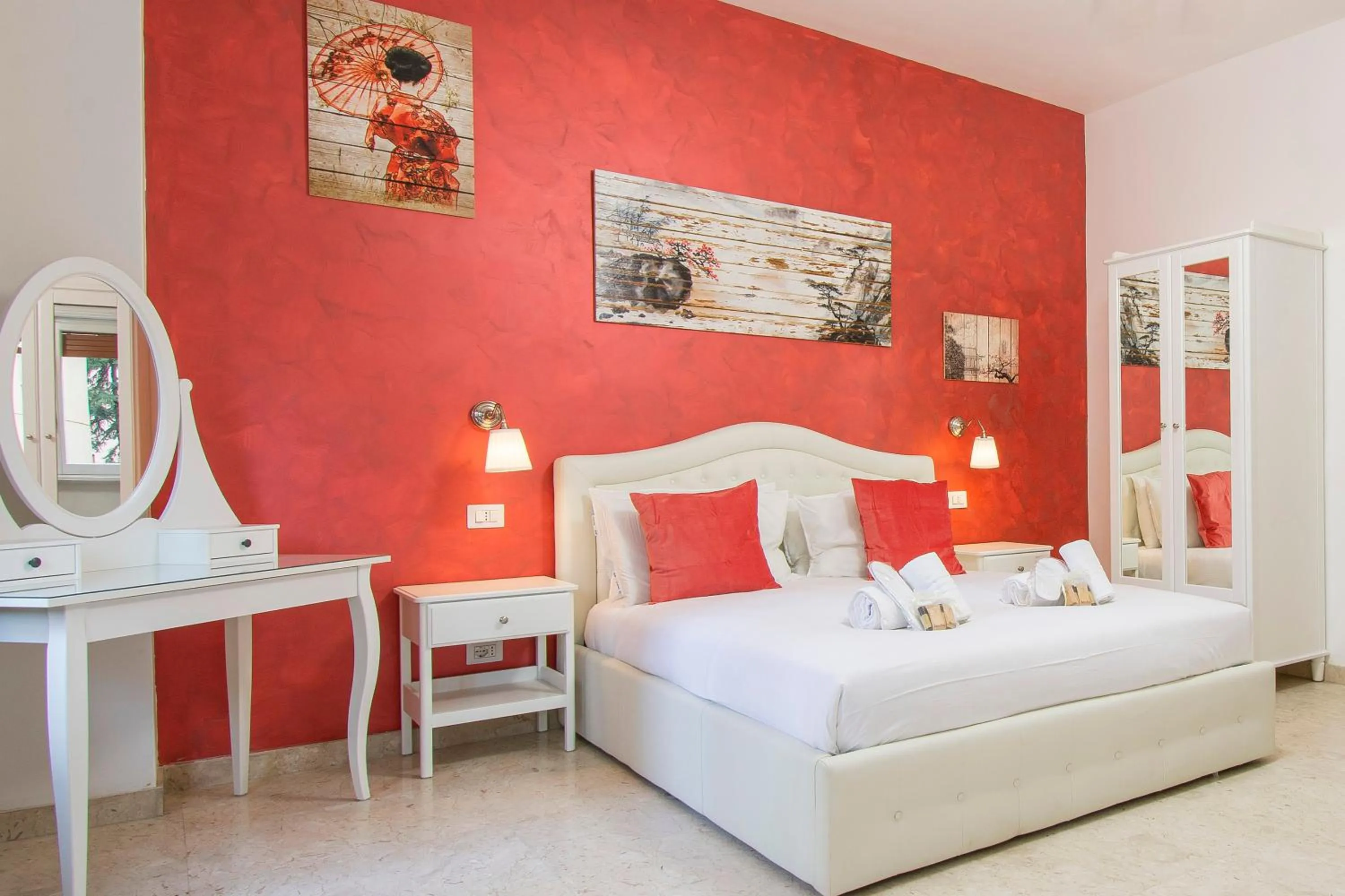 Bed in Luxury Boutique Hotel