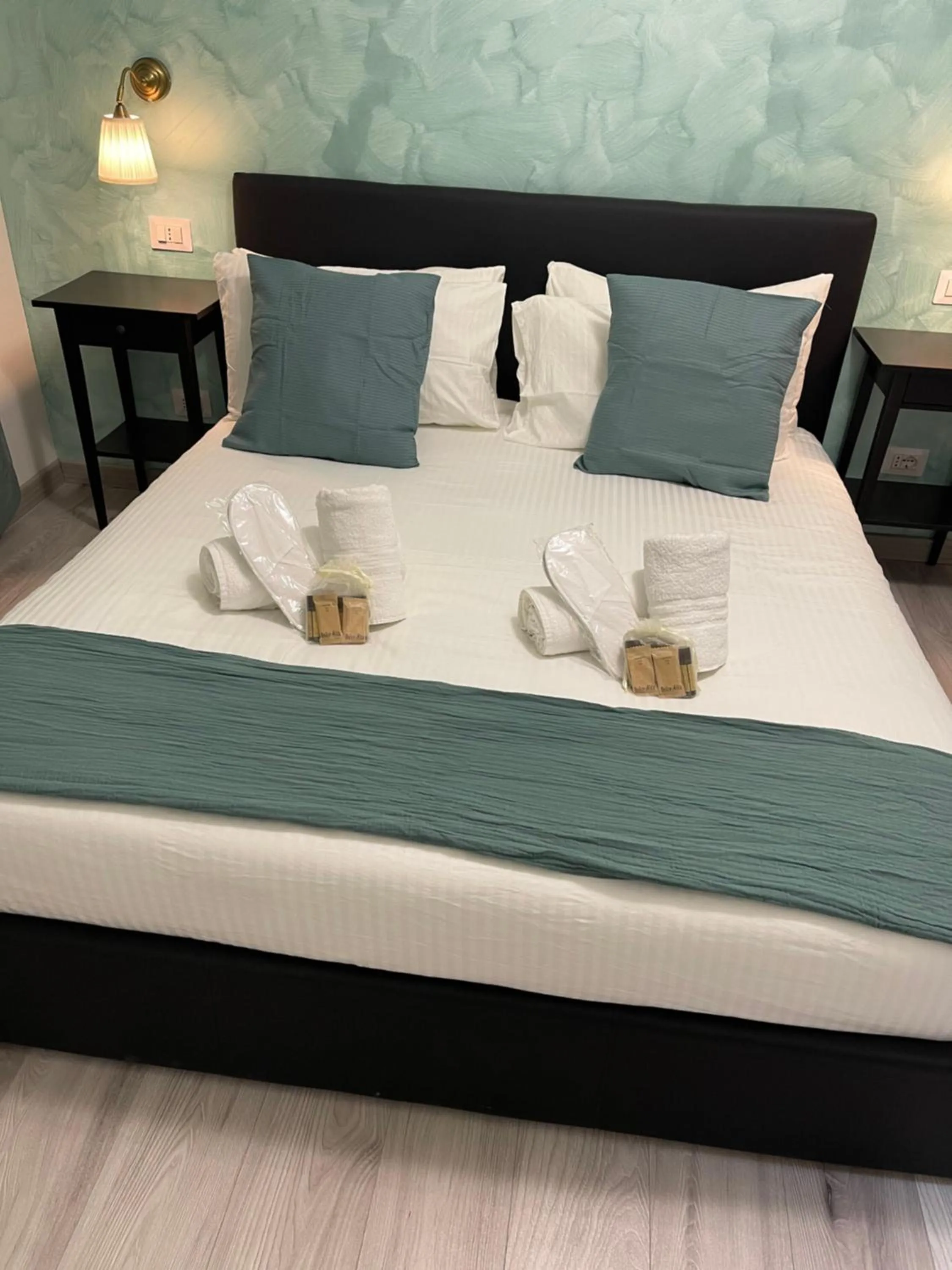 Bed in Luxury Boutique Hotel