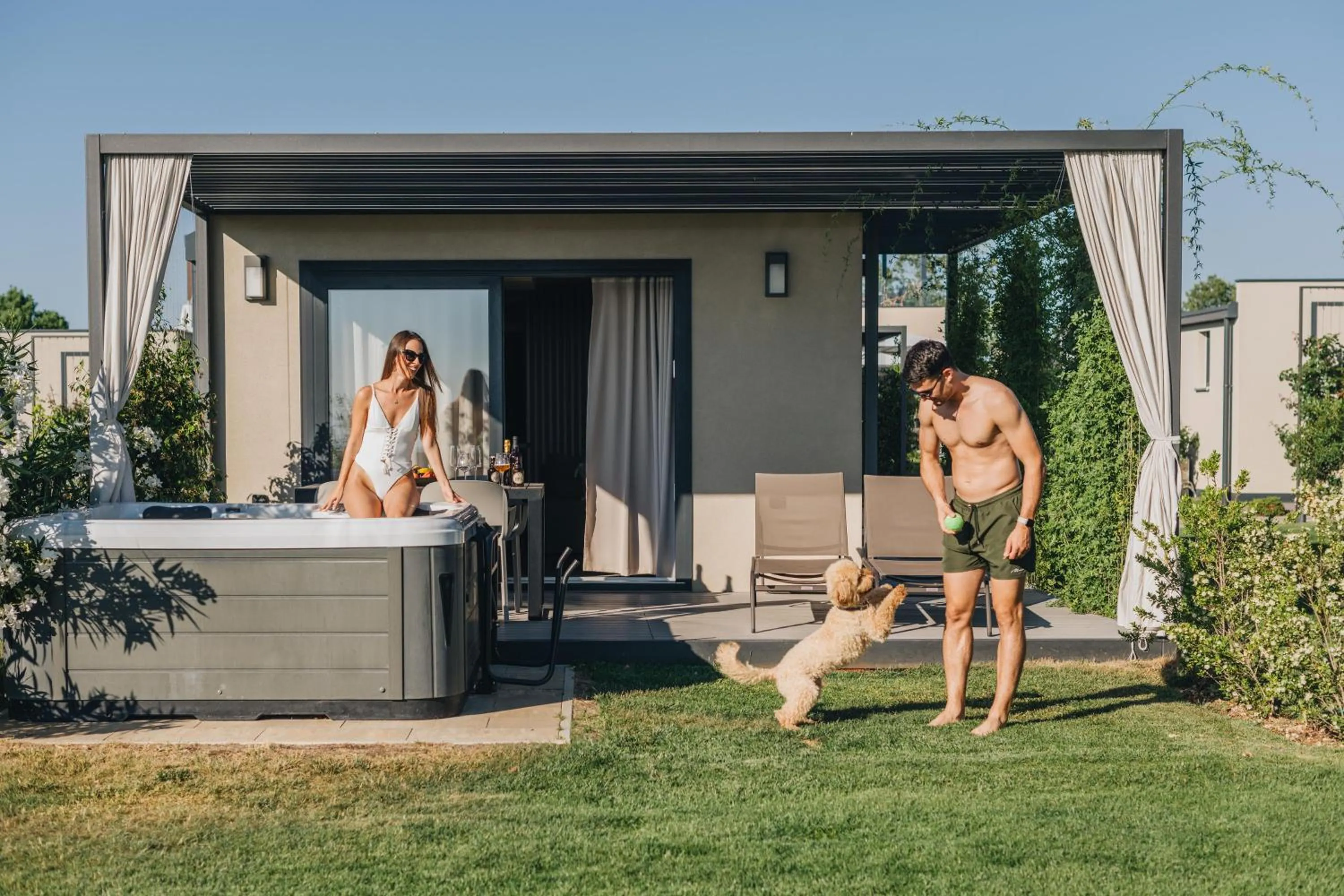 Patio in San Servolo Wellness Homes