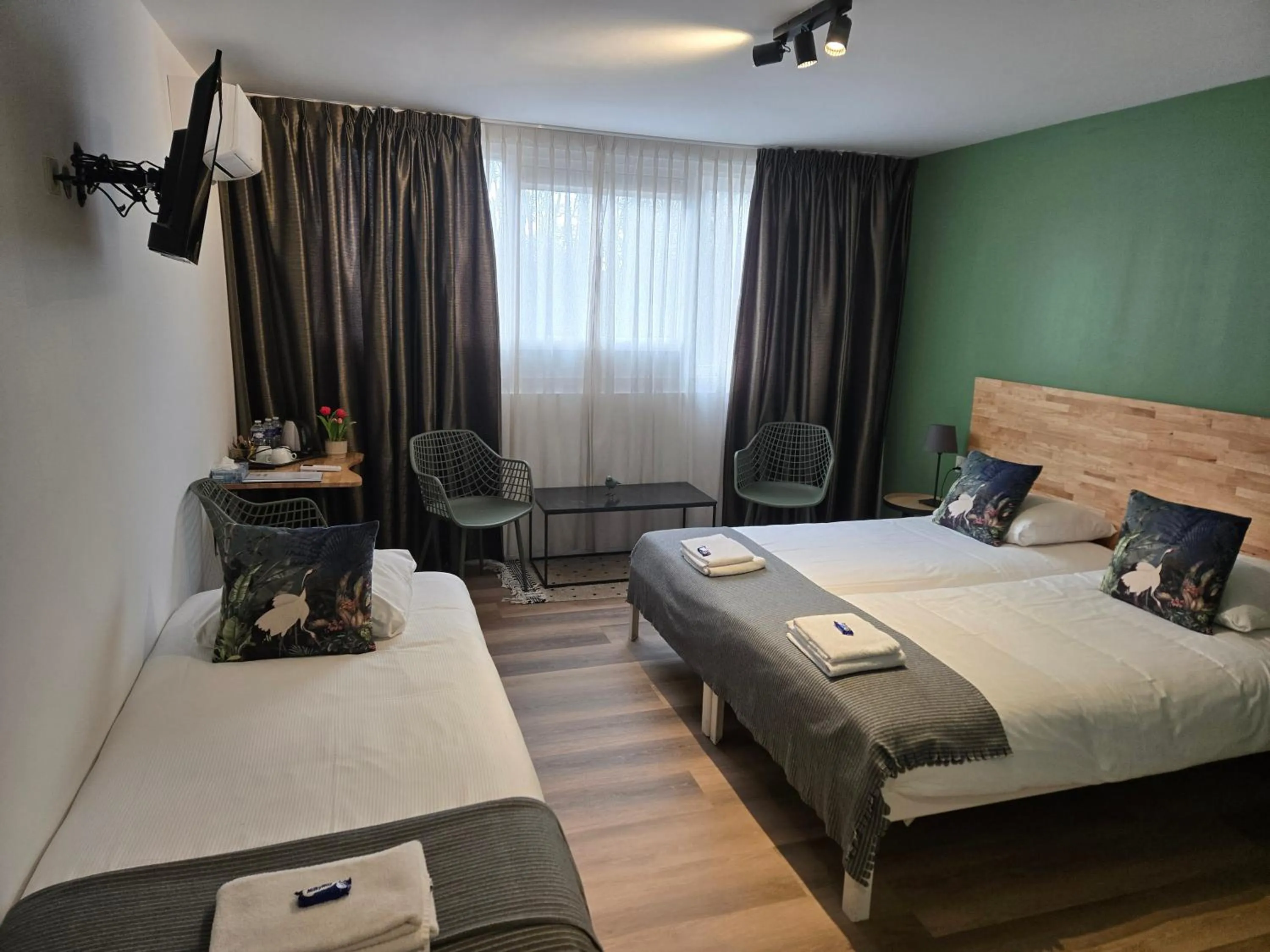 Bed in Hotel de Grote Zwaan