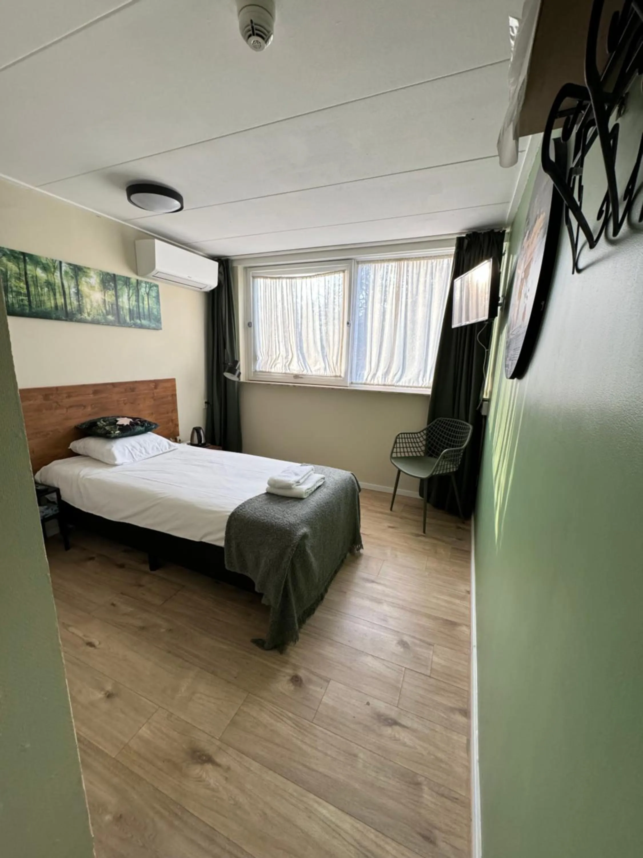 Bed in Hotel de Grote Zwaan