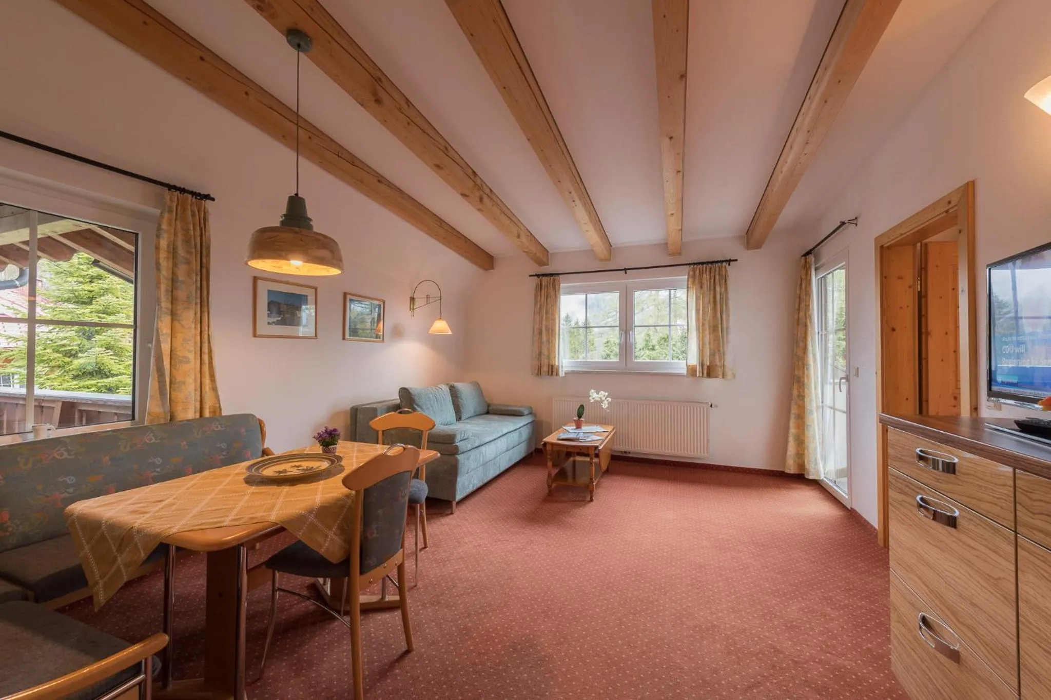 Living room in Landhaus Charlotte Apartments Tirol