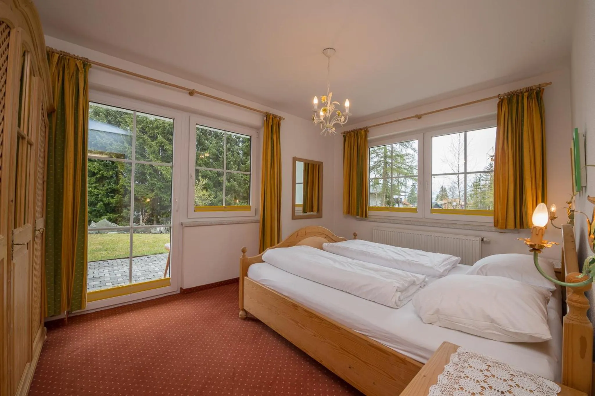 Decorative detail, Bed in Landhaus Charlotte Apartments Tirol