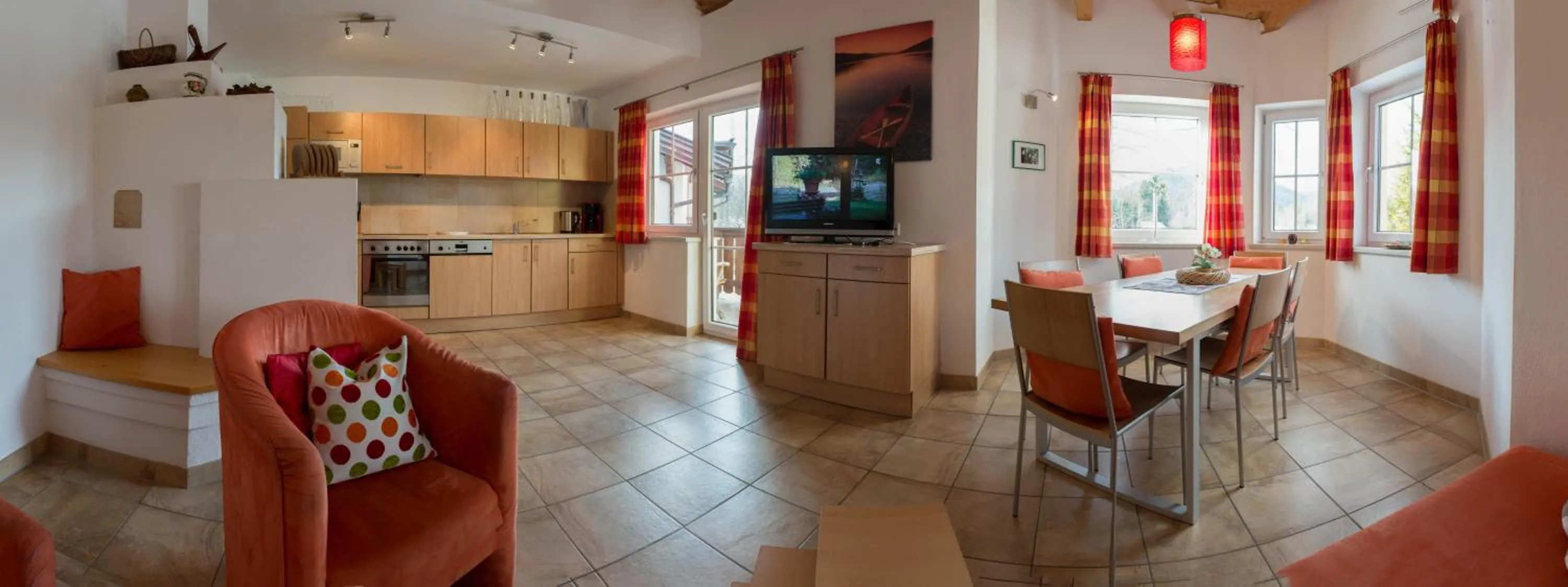 Living room in Landhaus Charlotte Apartments Tirol