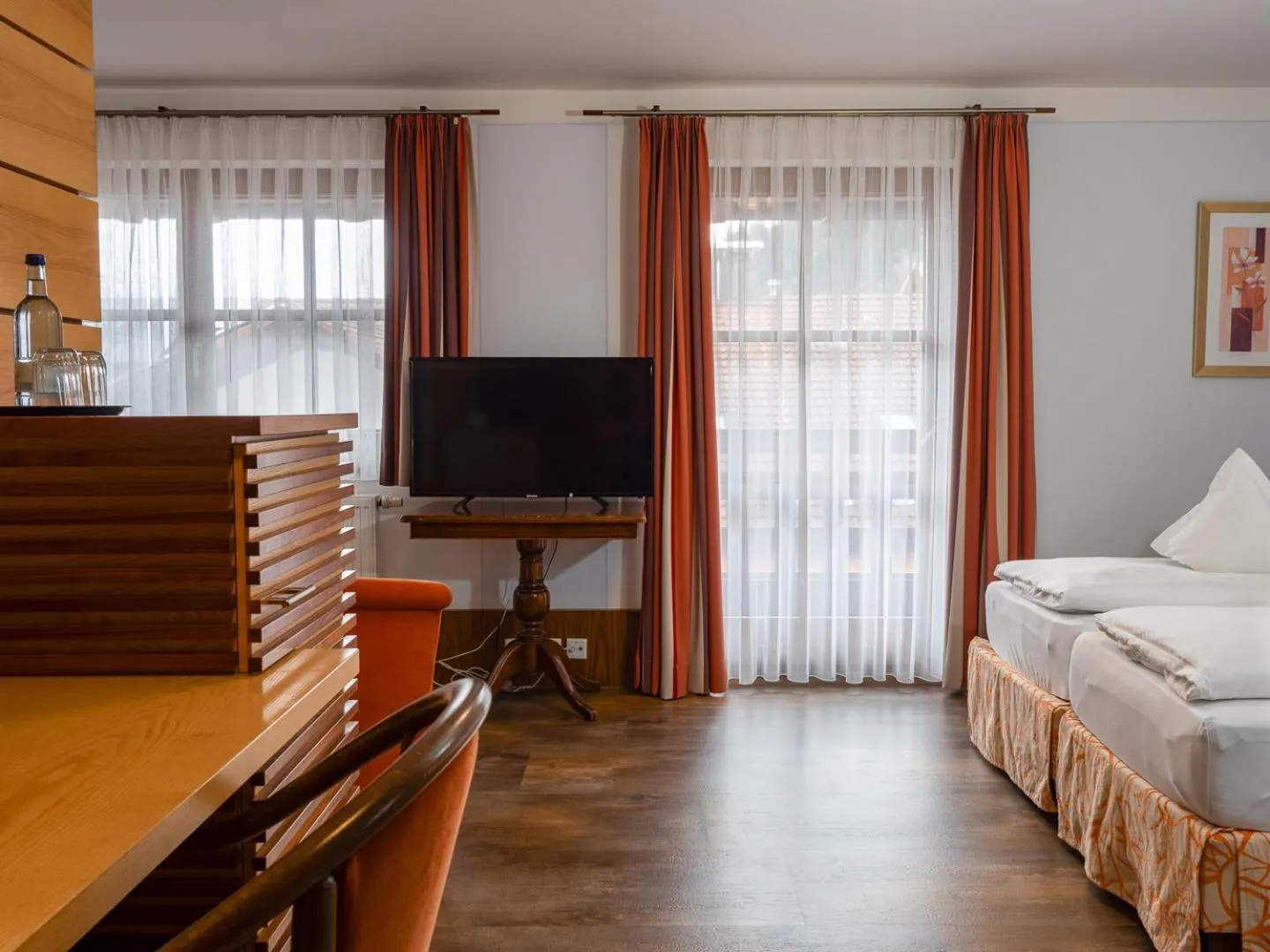 TV and multimedia, Bed in Hotel Geiger