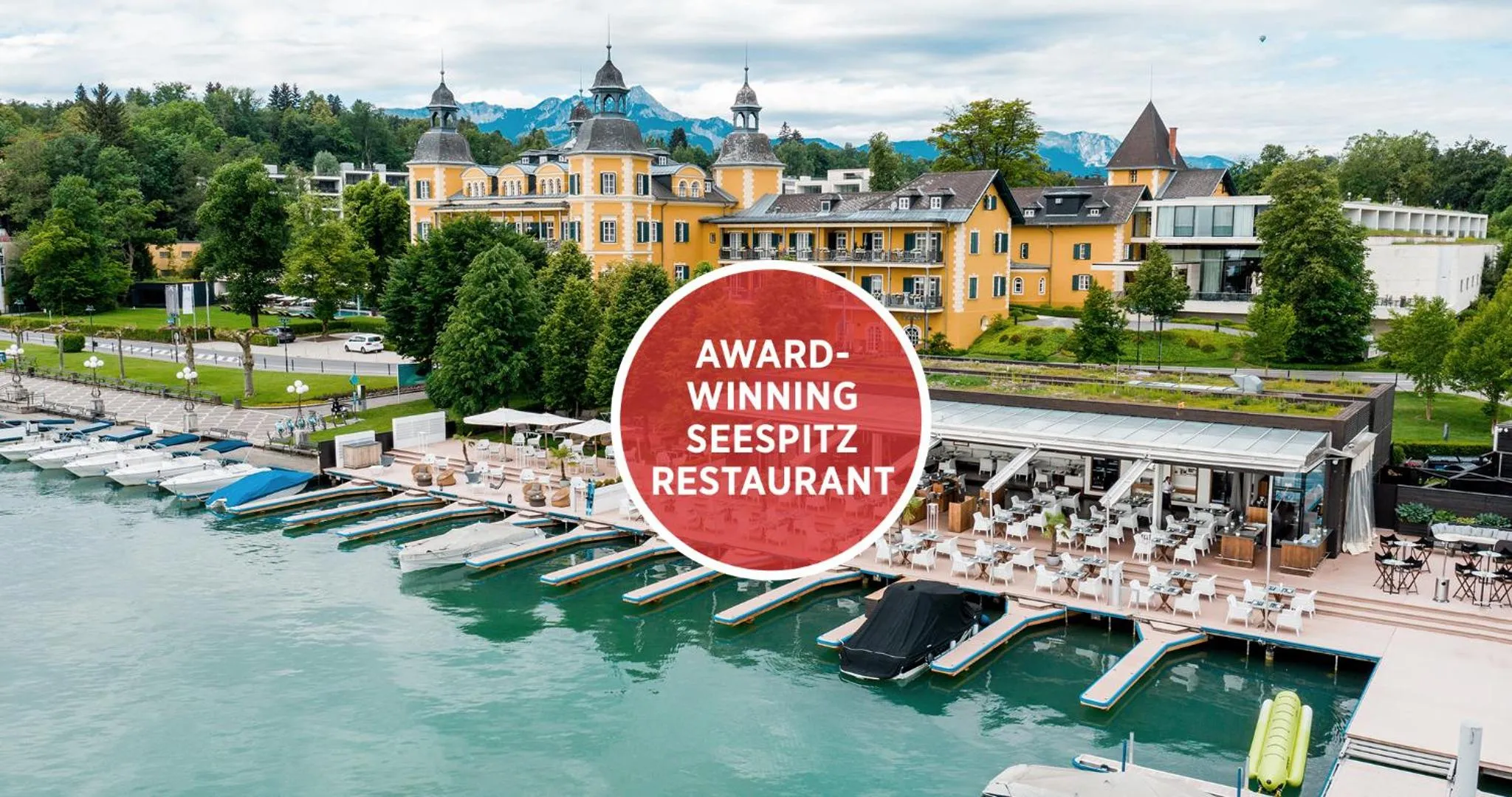Property building in Falkensteiner Schlosshotel Velden – The Leading Hotels of the World
