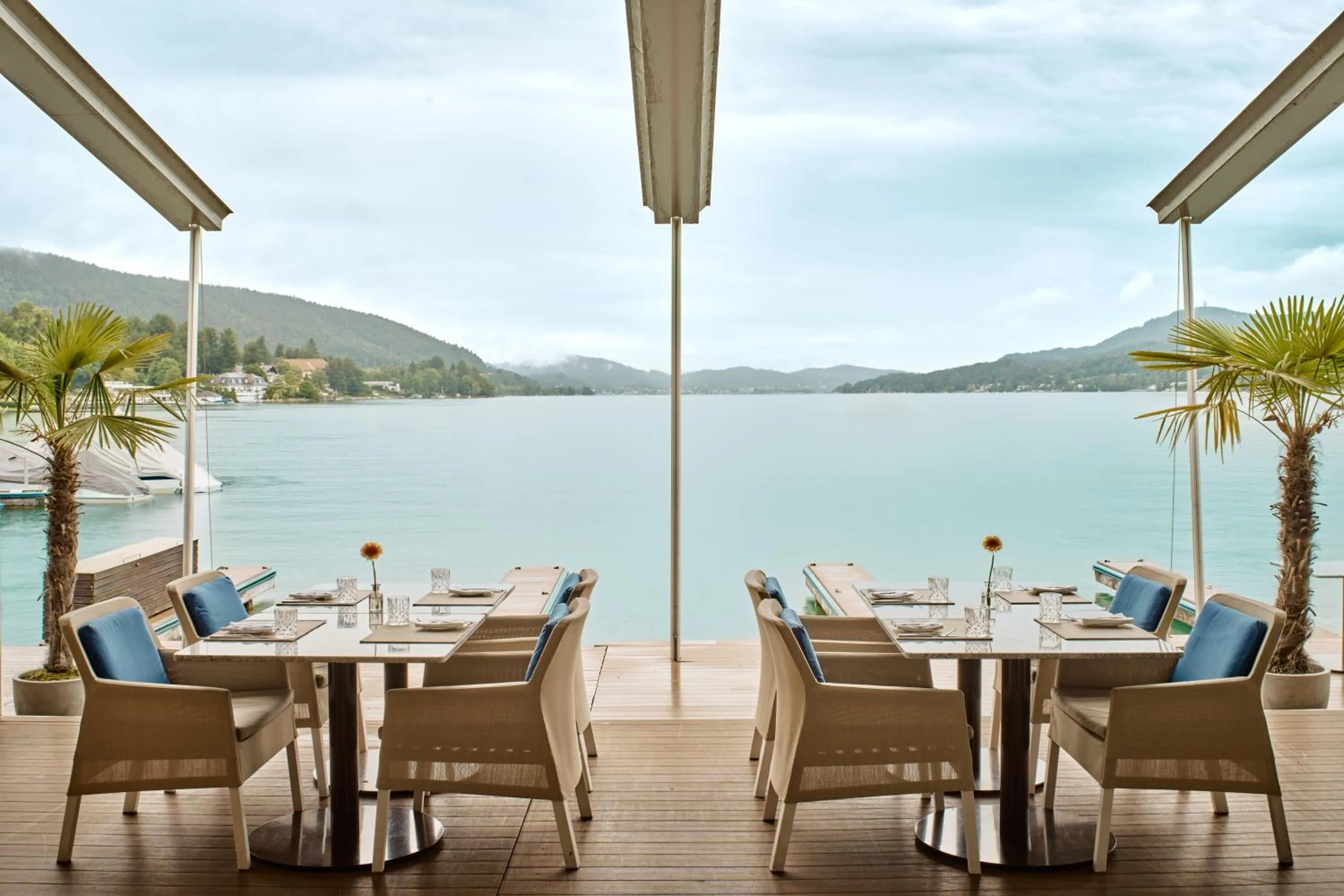 Restaurant/places to eat in Falkensteiner Schlosshotel Velden – The Leading Hotels of the World