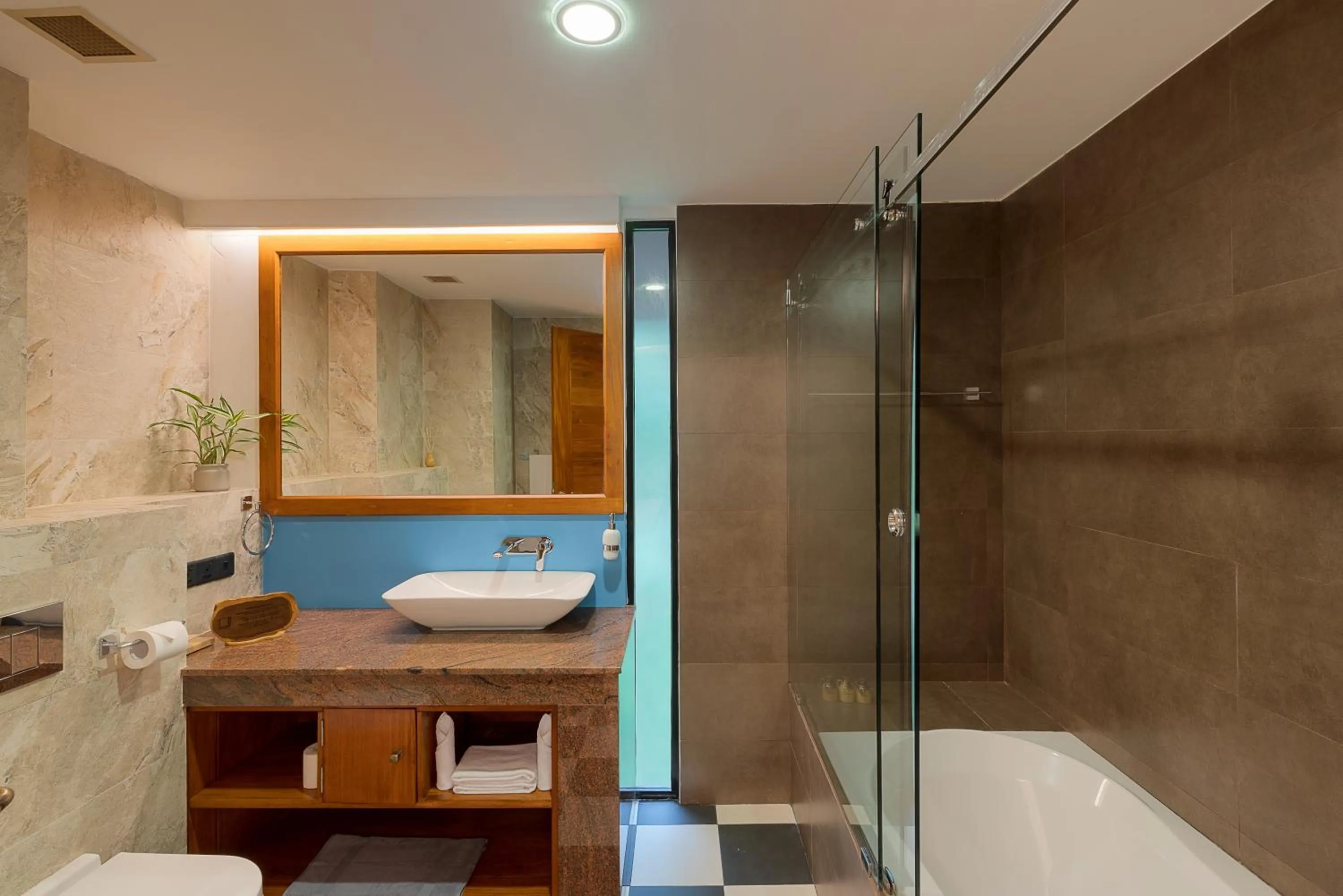 Bathroom in Moksha at Kitulgala - Rainforest Boutique Hotel