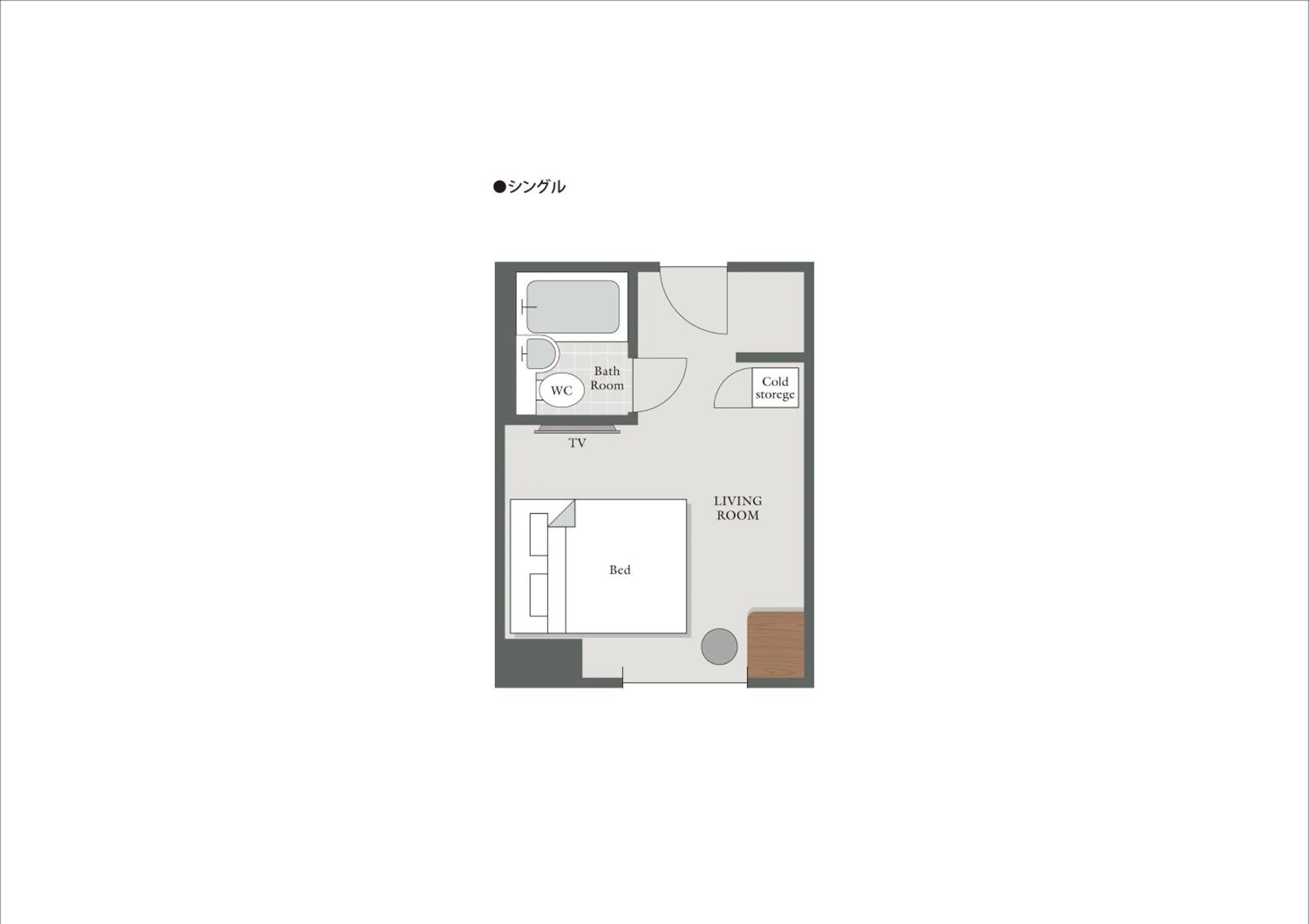 Floor plan in Hotel Classe Stay Chitose