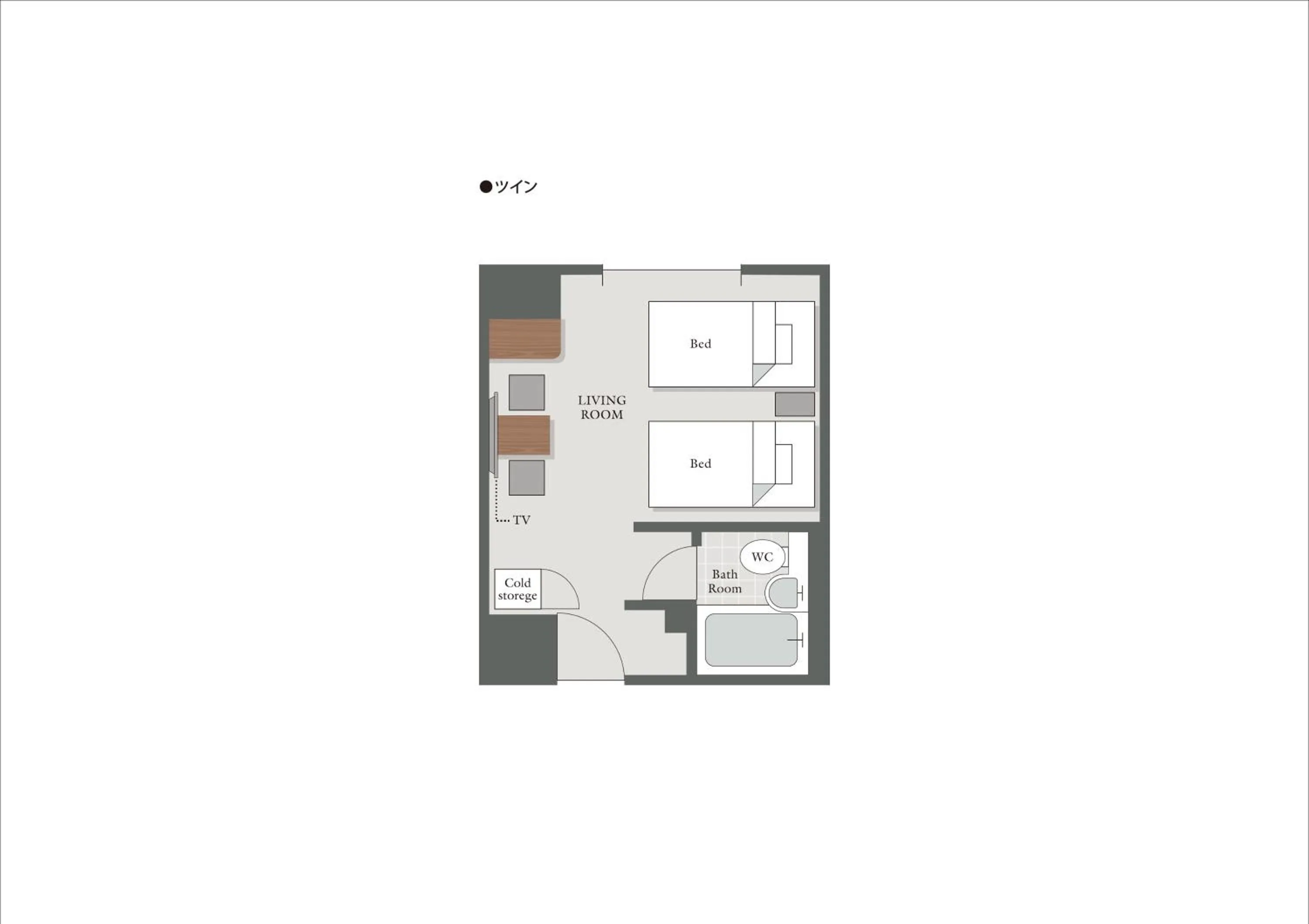 Floor plan in Hotel Classe Stay Chitose