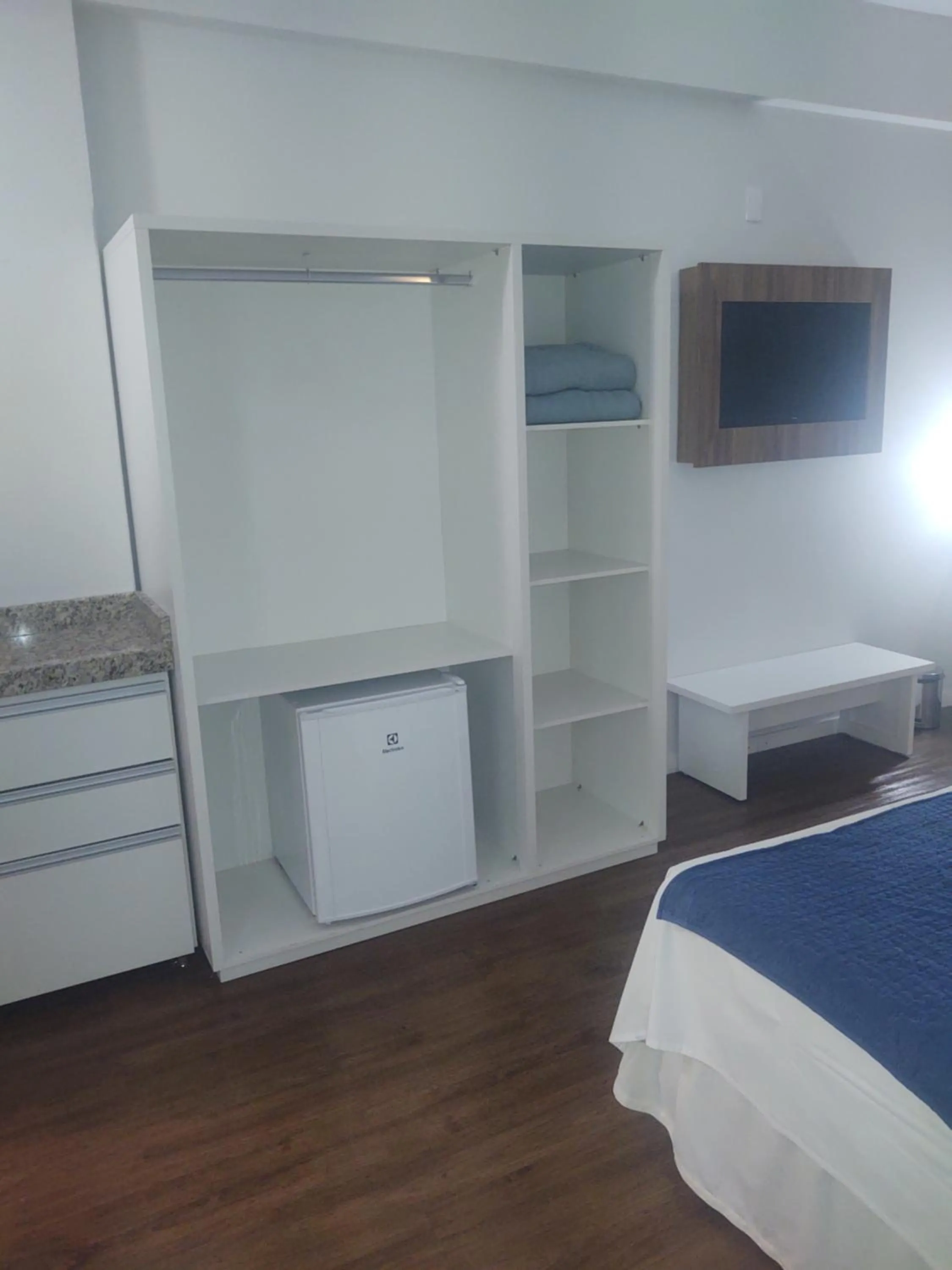 Bed in Hotel Quartzo