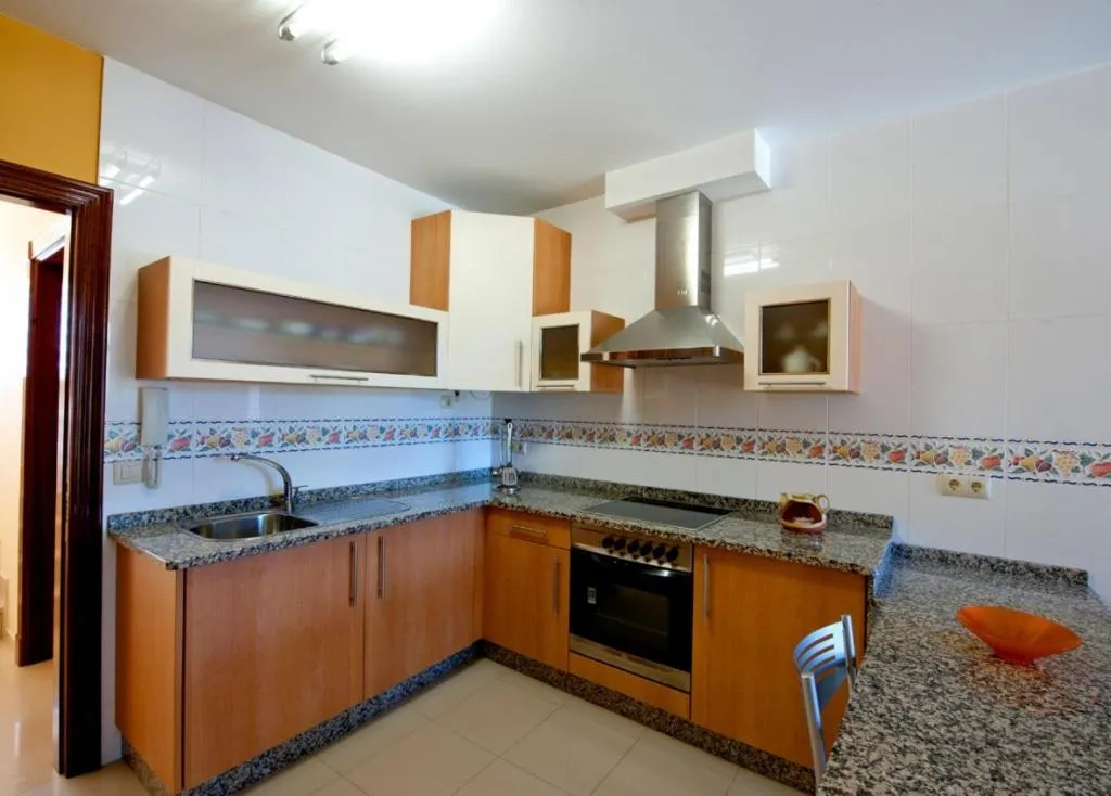 Kitchen or kitchenette in Apartamentos Rurales de Abelleira
