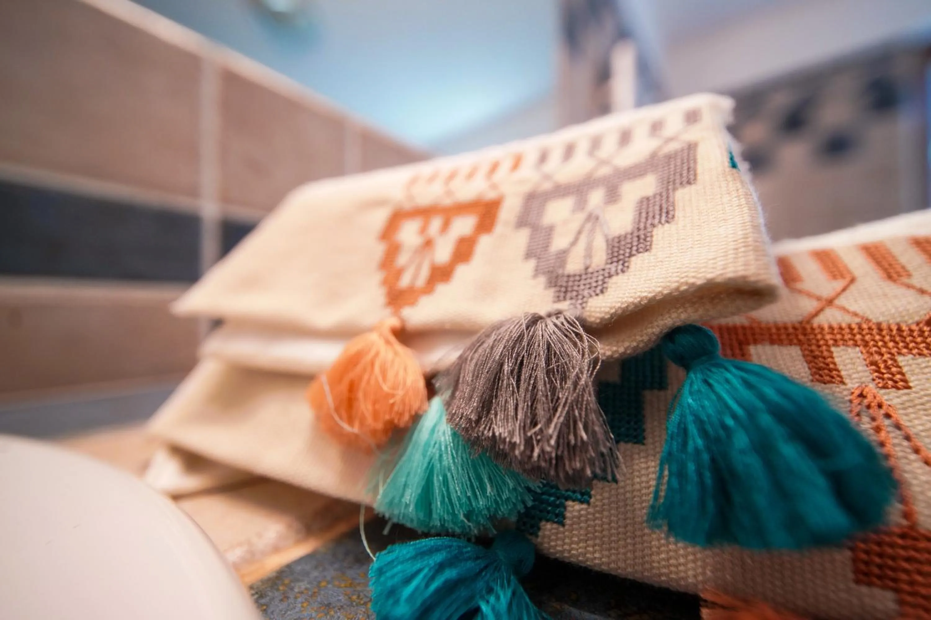 Bathroom, Bed in Fonte Murata B&B