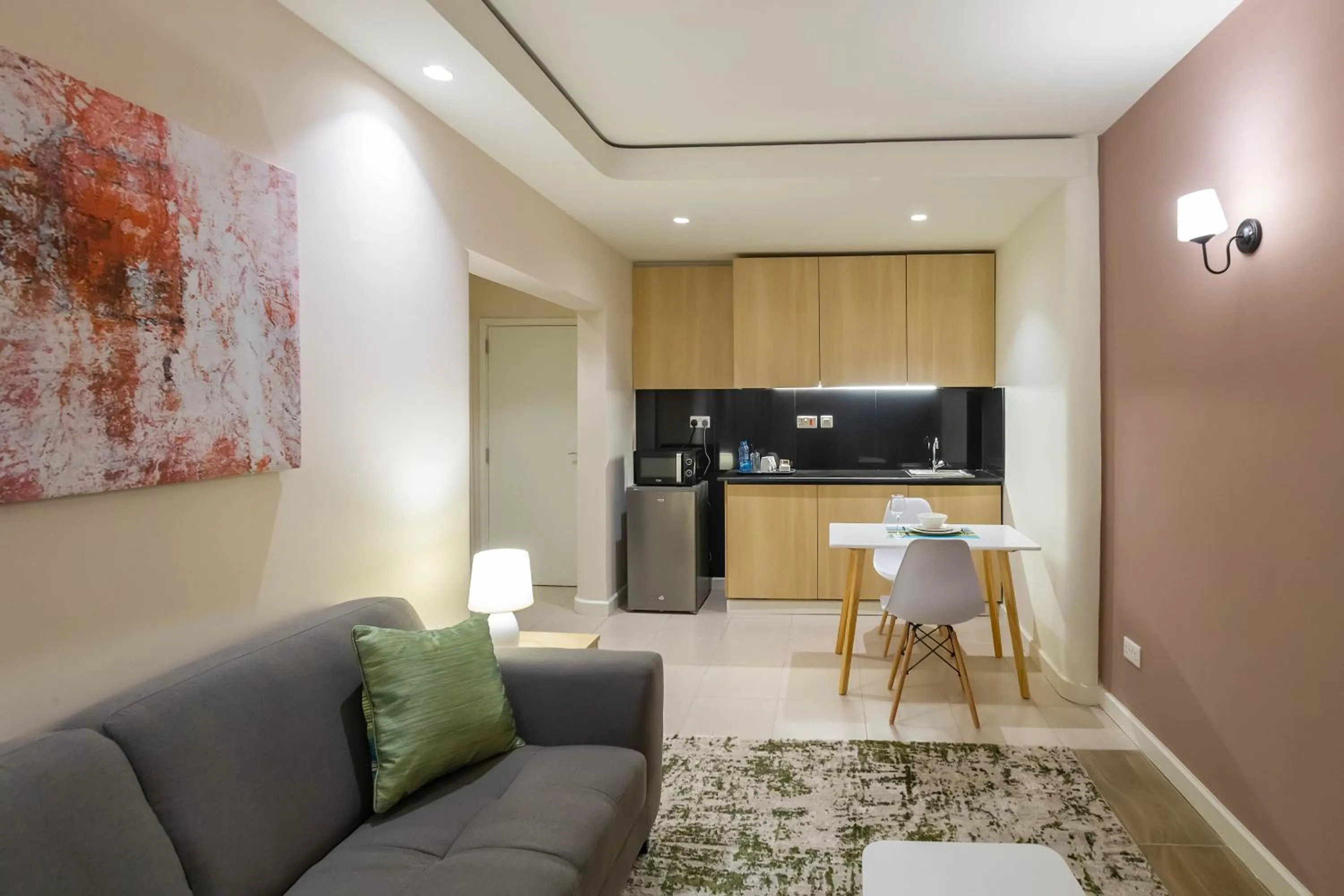 Kitchen or kitchenette in Kozi Suites Nairobi Airport