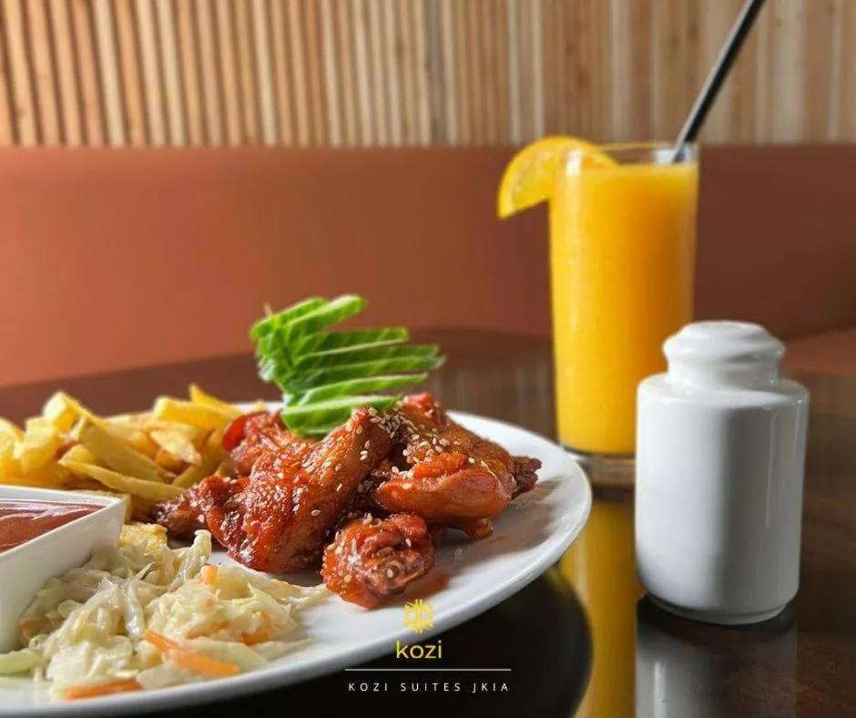 Food close-up in Kozi Suites Nairobi Airport