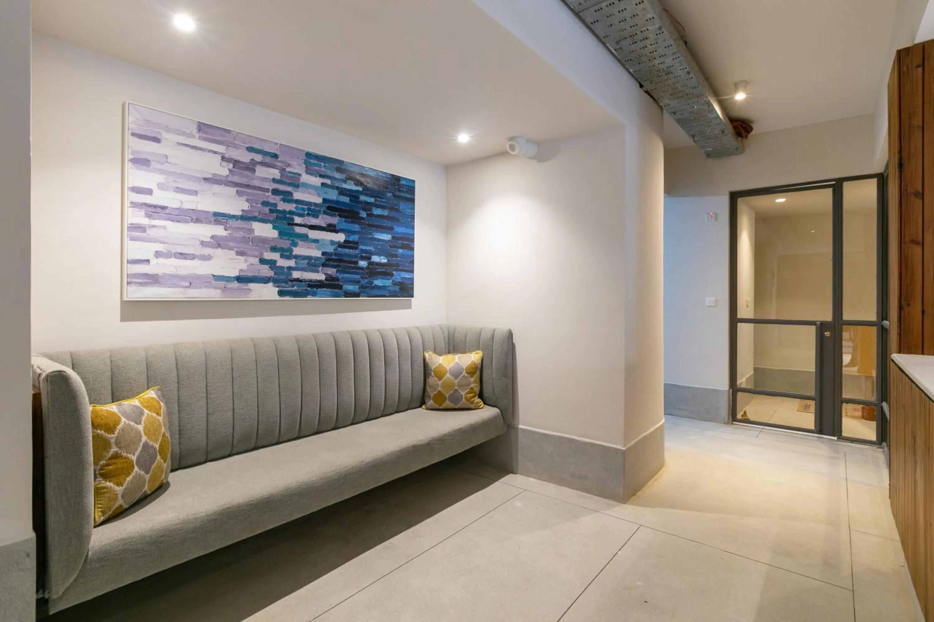 Seating area in Kozi Suites Nairobi Airport