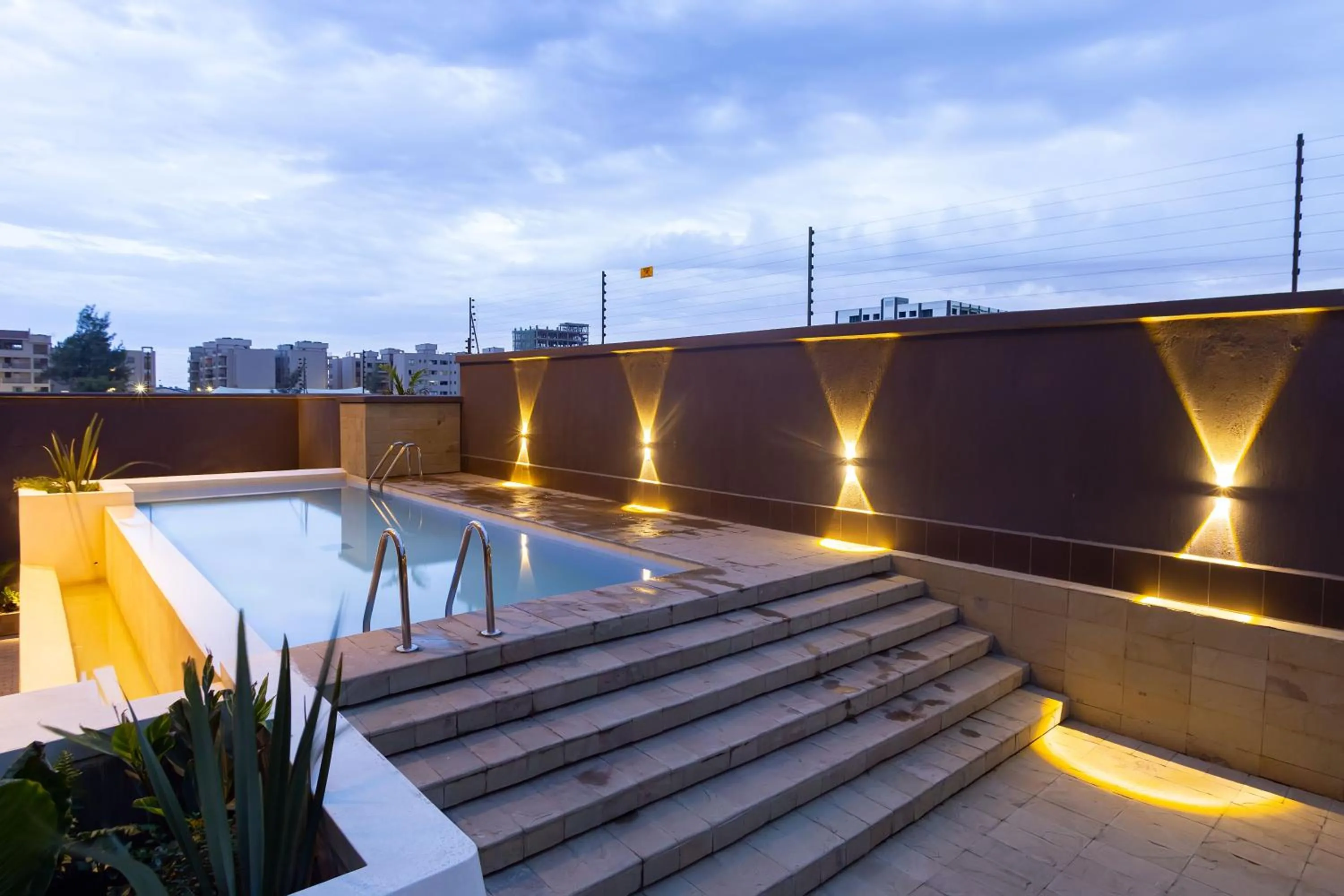 Swimming pool in Kozi Suites Nairobi Airport