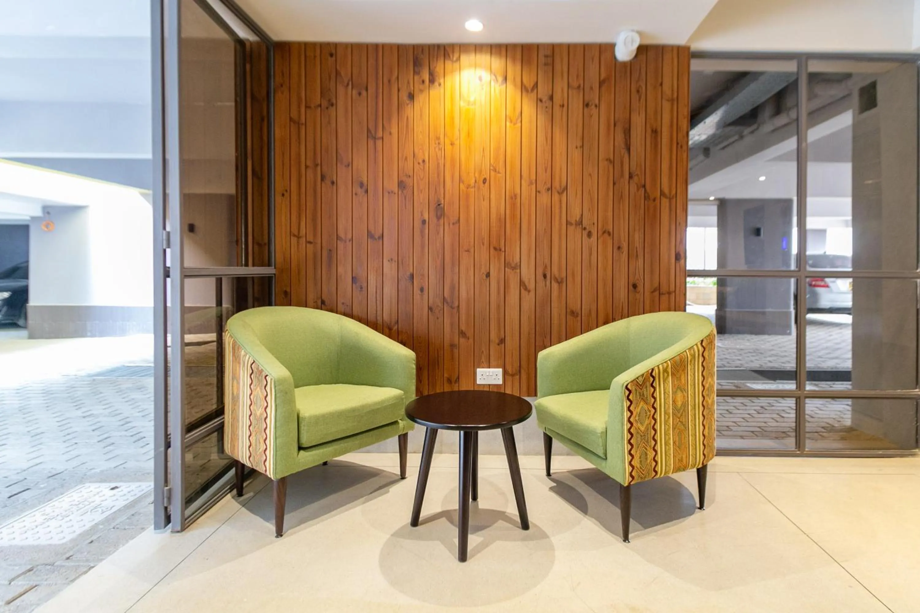 Seating area in Kozi Suites Nairobi Airport