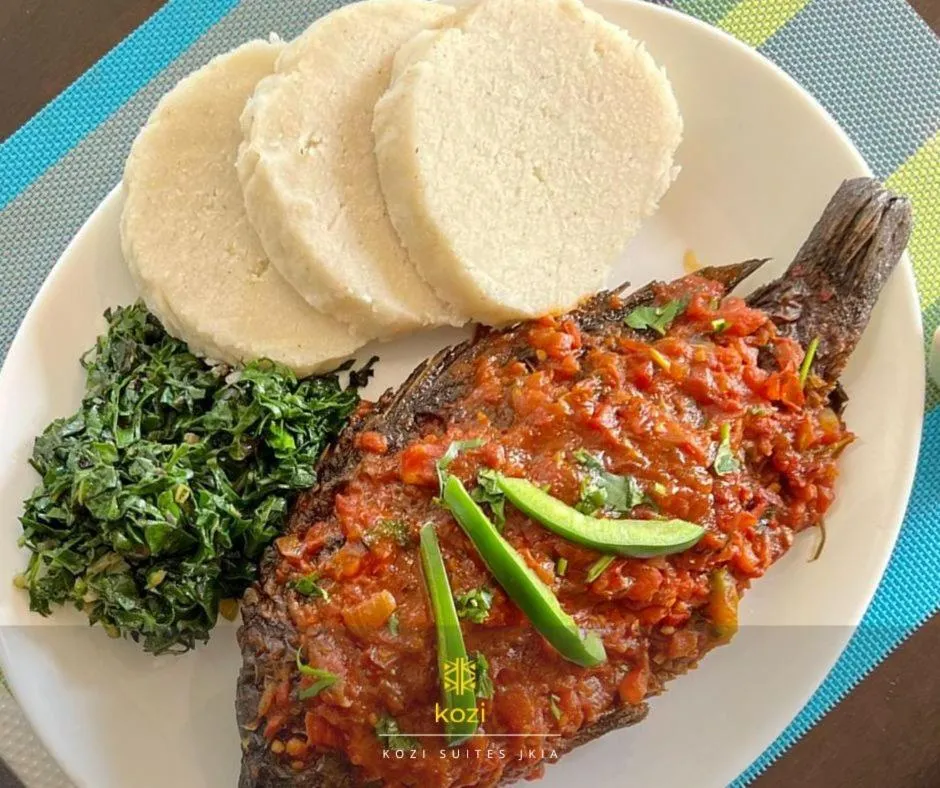 Food close-up in Kozi Suites Nairobi Airport