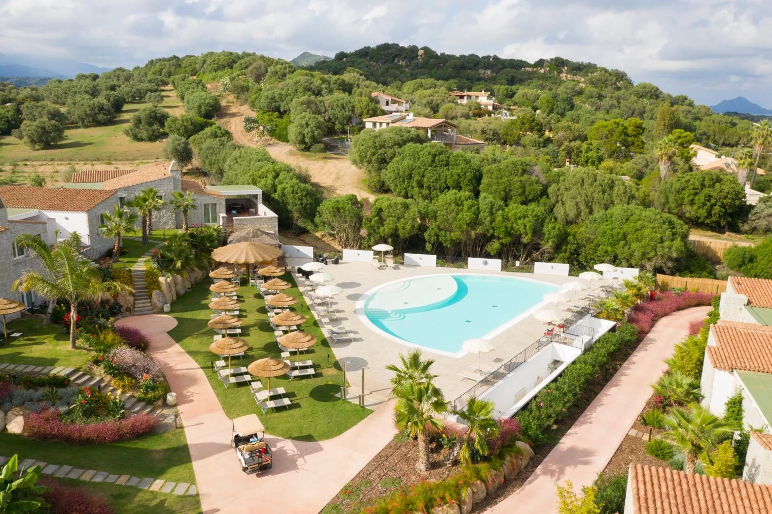 Bird's eye view in Cala Sinzias Resort