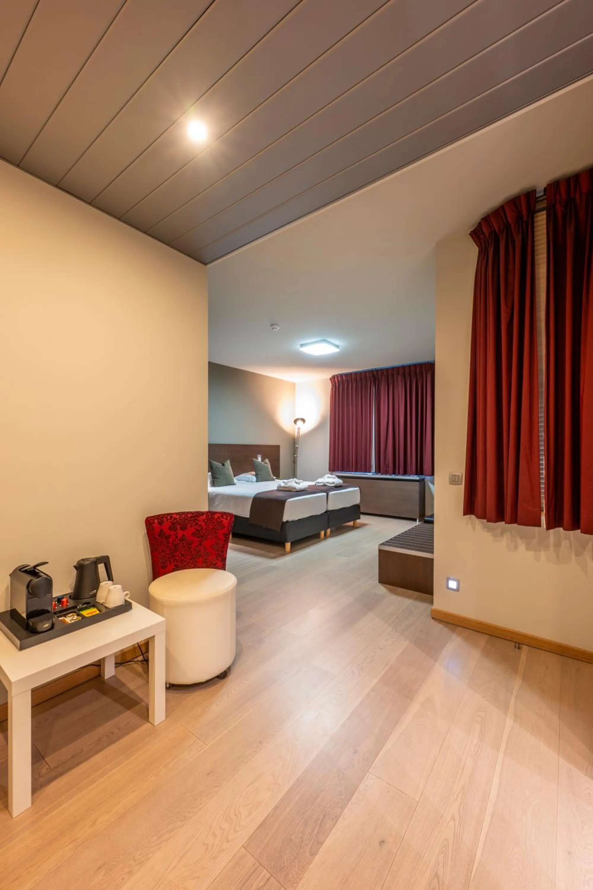 Bed in Hotel Falko