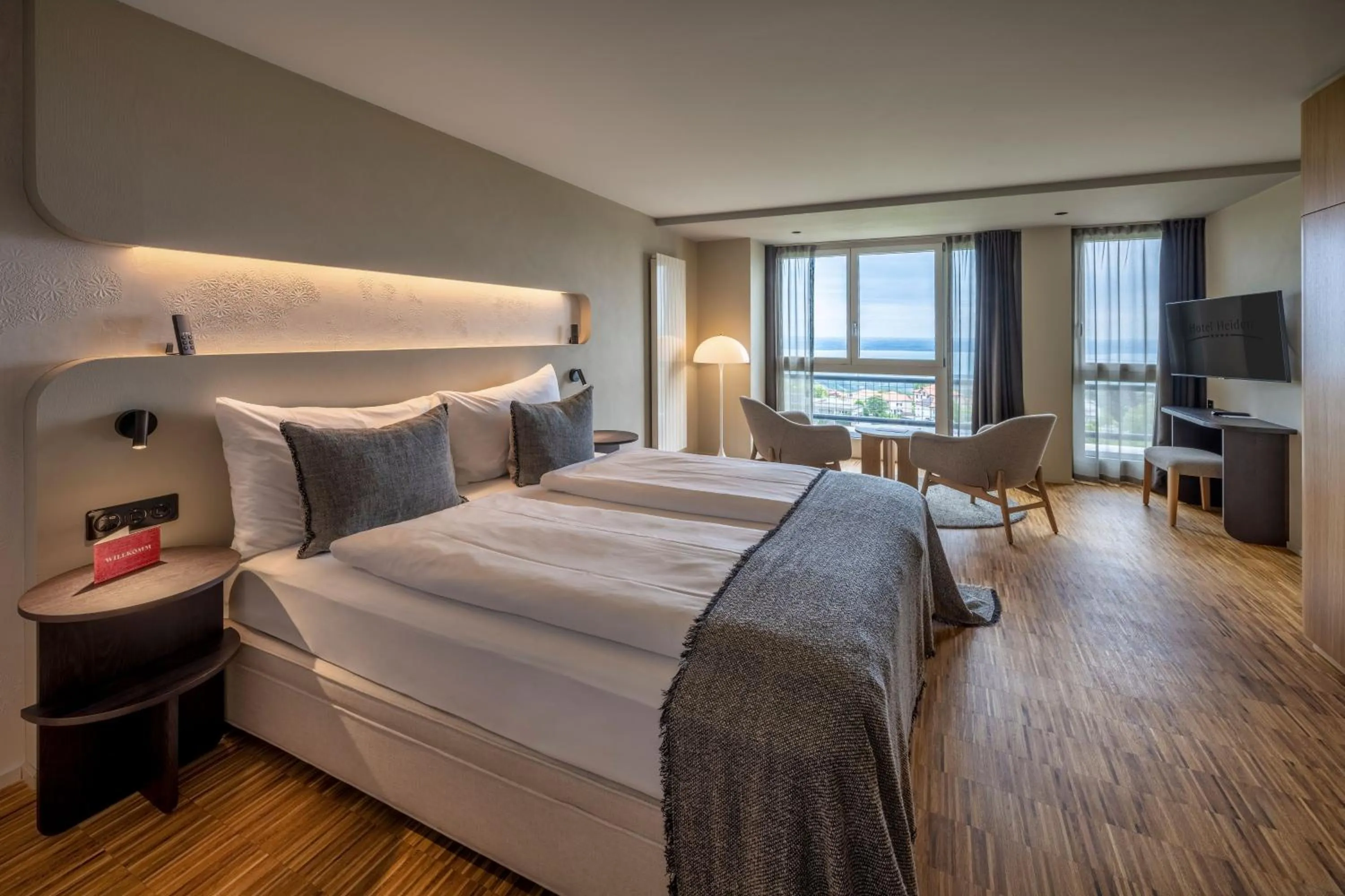 Photo of the whole room, Bed in Hotel Heiden - Wellness am Bodensee