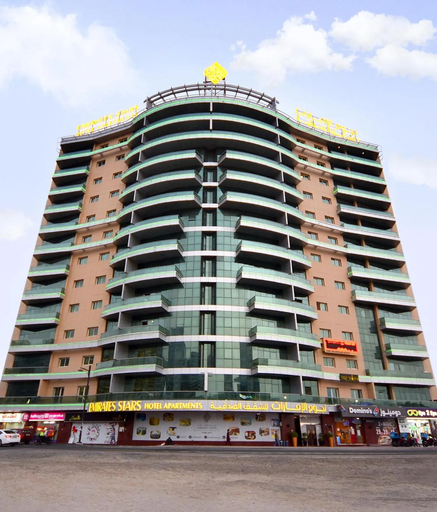 Property building in Emirates Stars Hotel Apartments Dubai