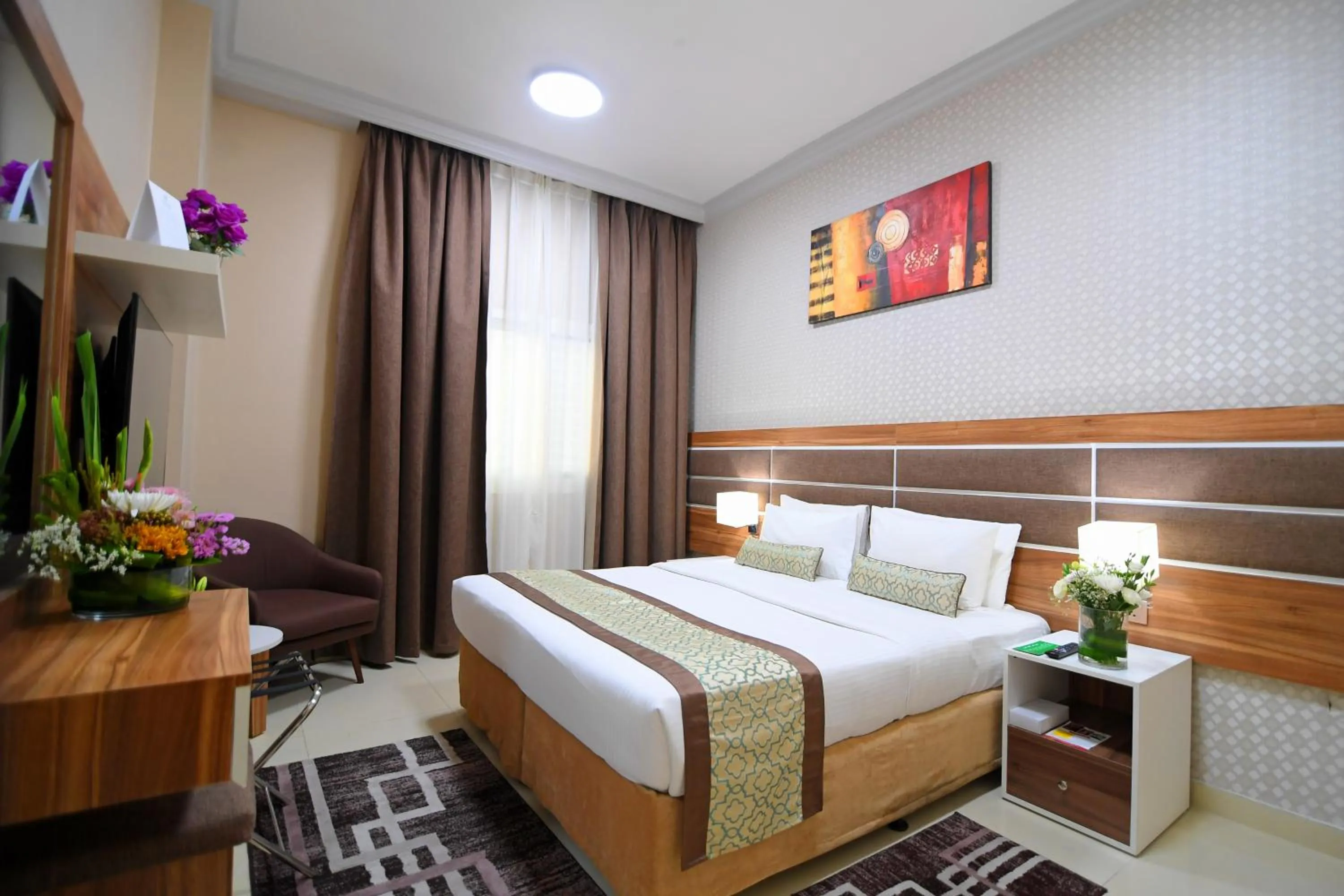 Bedroom, Bed in Emirates Stars Hotel Apartments Dubai
