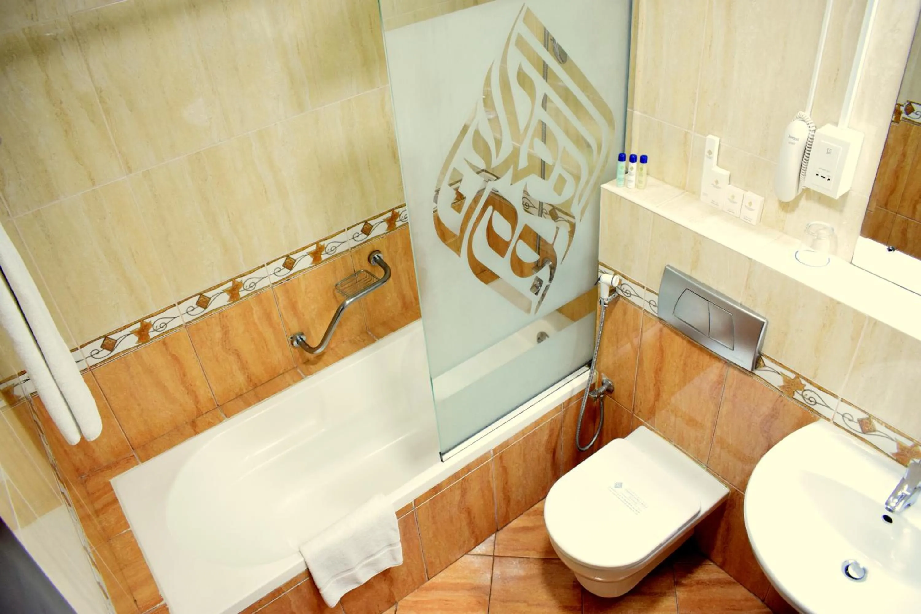 Bathroom in Emirates Stars Hotel Apartments Dubai
