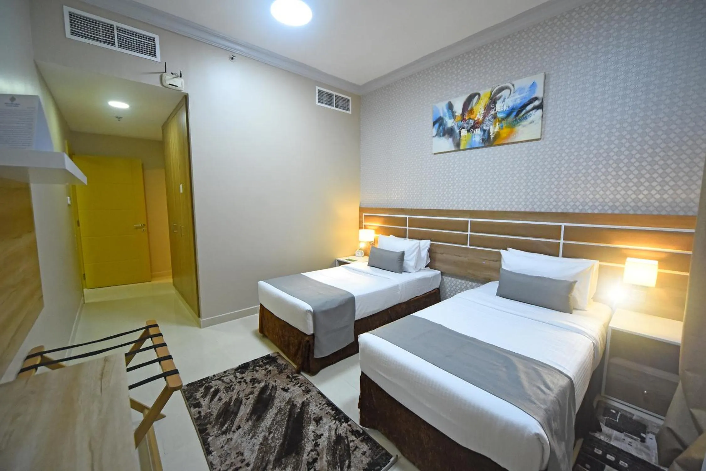 Property building, Bed in Emirates Stars Hotel Apartments Dubai