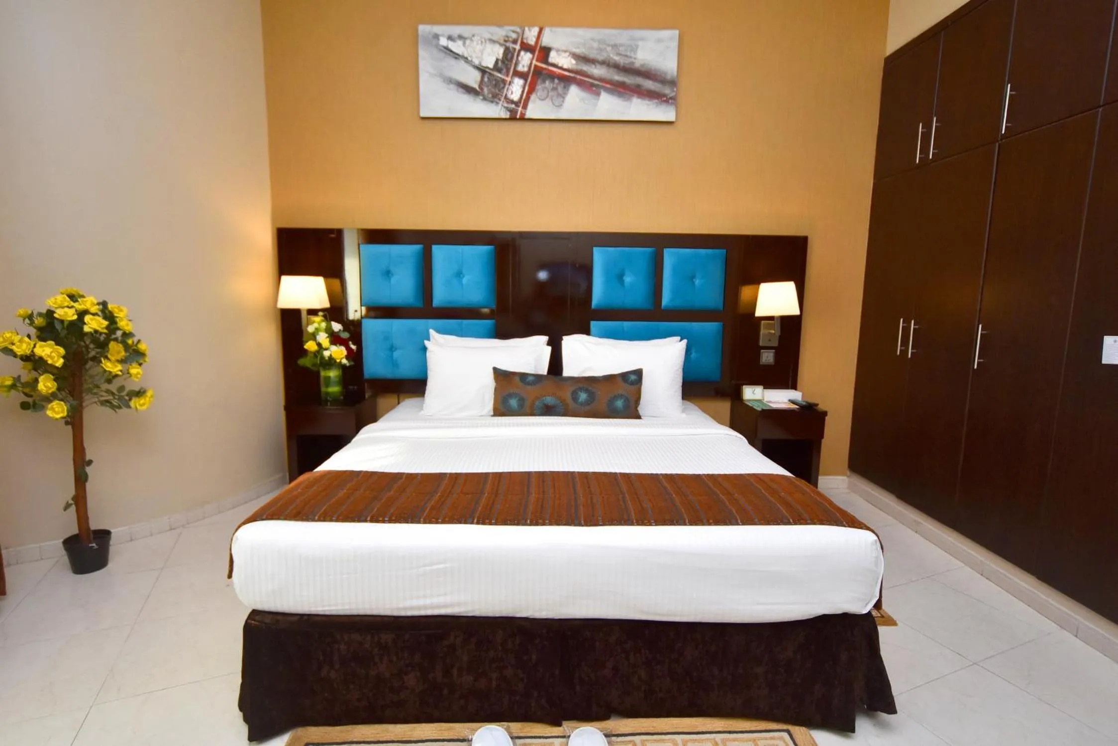 Bedroom, Bed in Emirates Stars Hotel Apartments Dubai
