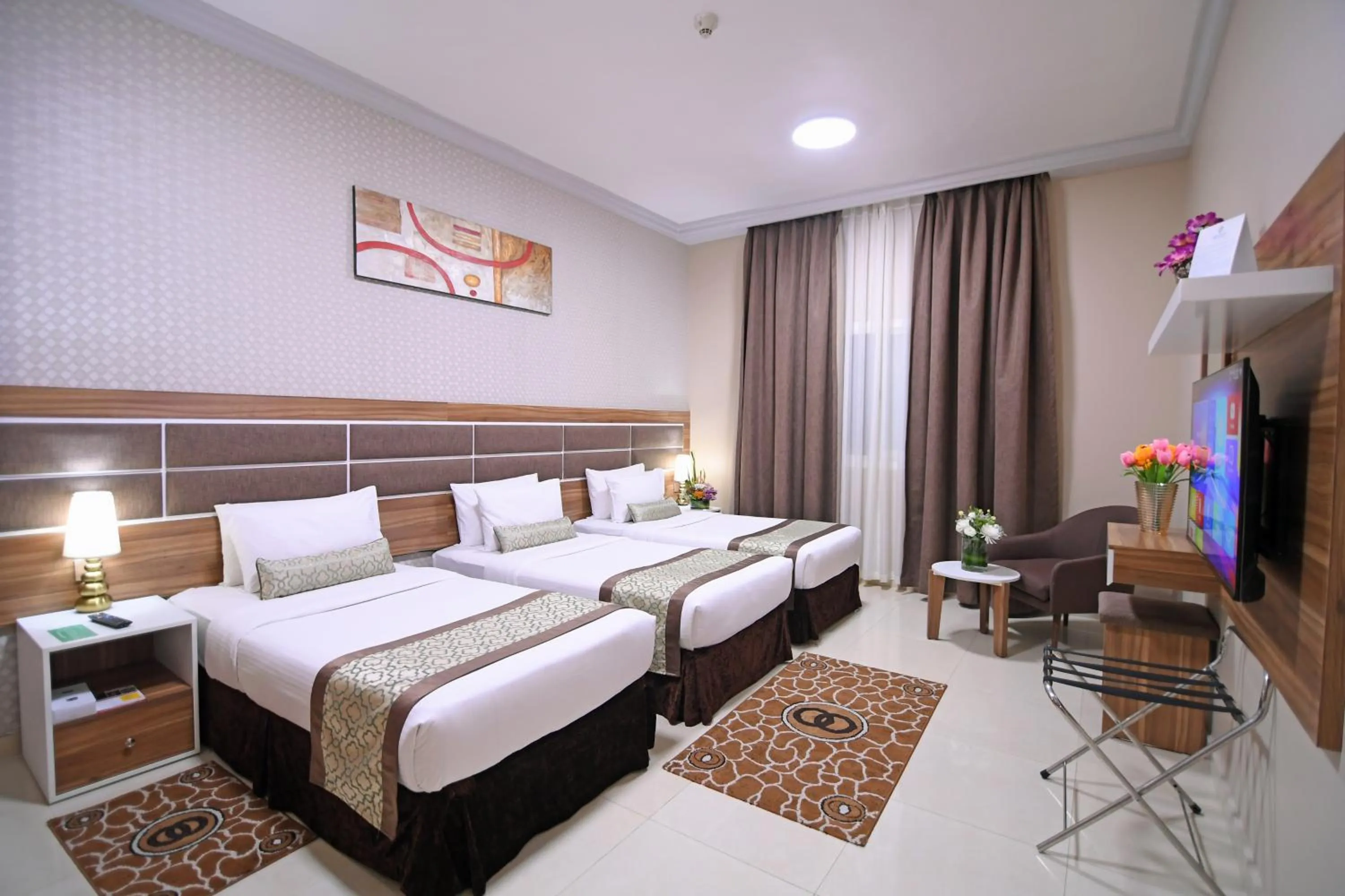 Bedroom, Bed in Emirates Stars Hotel Apartments Dubai